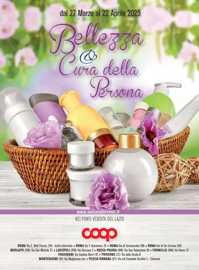 Bellezza& cura della persona da 27 marzo a 19 aprile di 2025 - Pagina del volantino 1