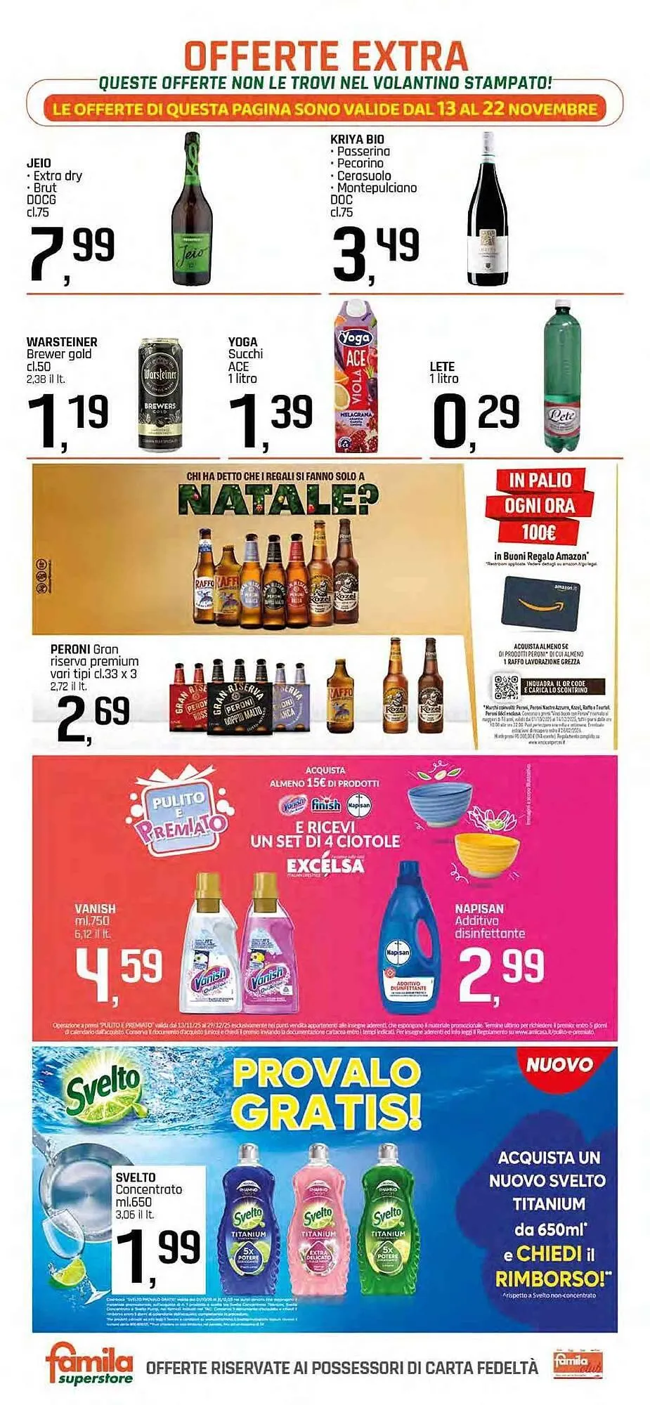 Volantino Famila Superstore da 13 novembre a 22 novembre di 2025 - Pagina del volantino 25