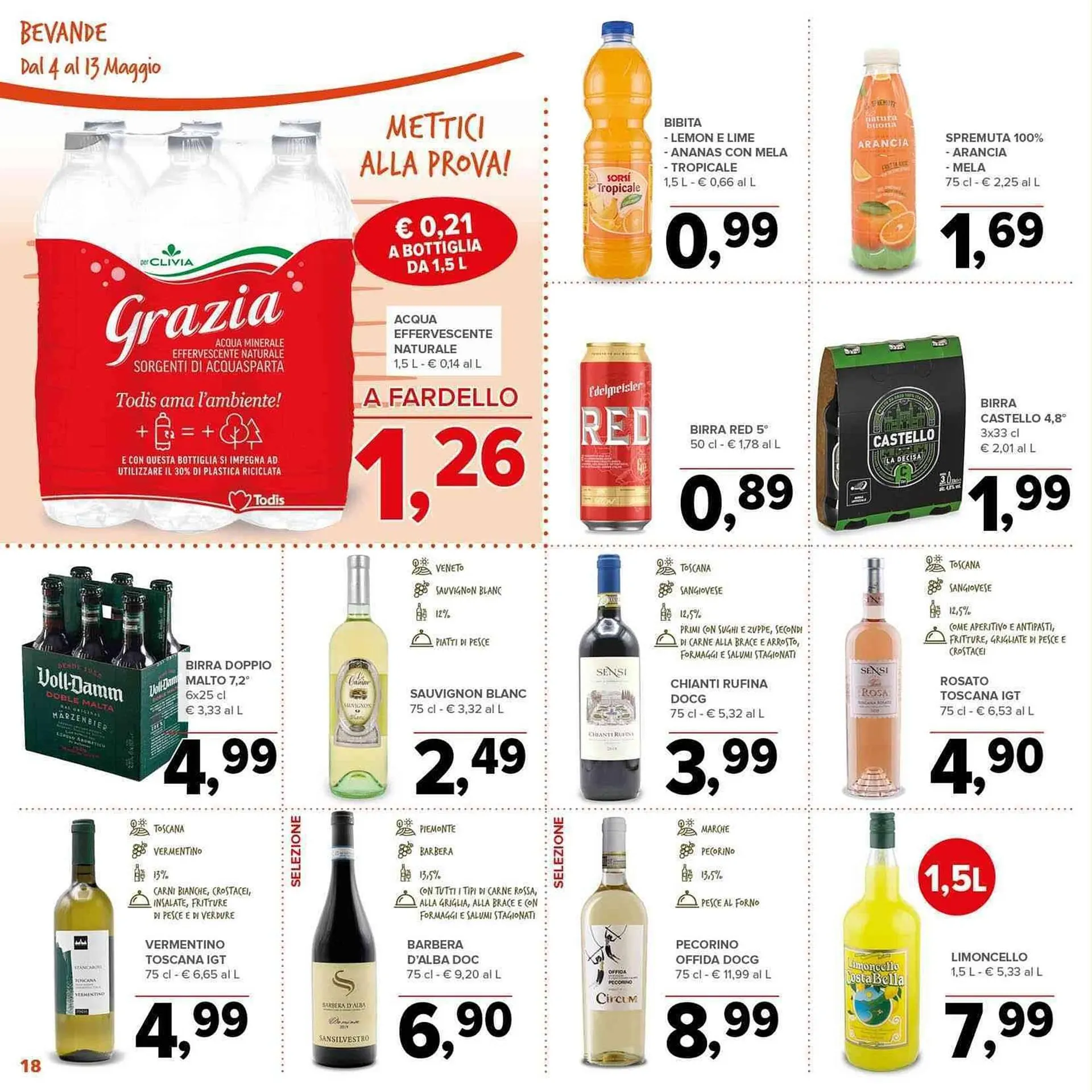 Volantino Todis da 4 maggio a 13 maggio di 2026 - Pagina del volantino 18