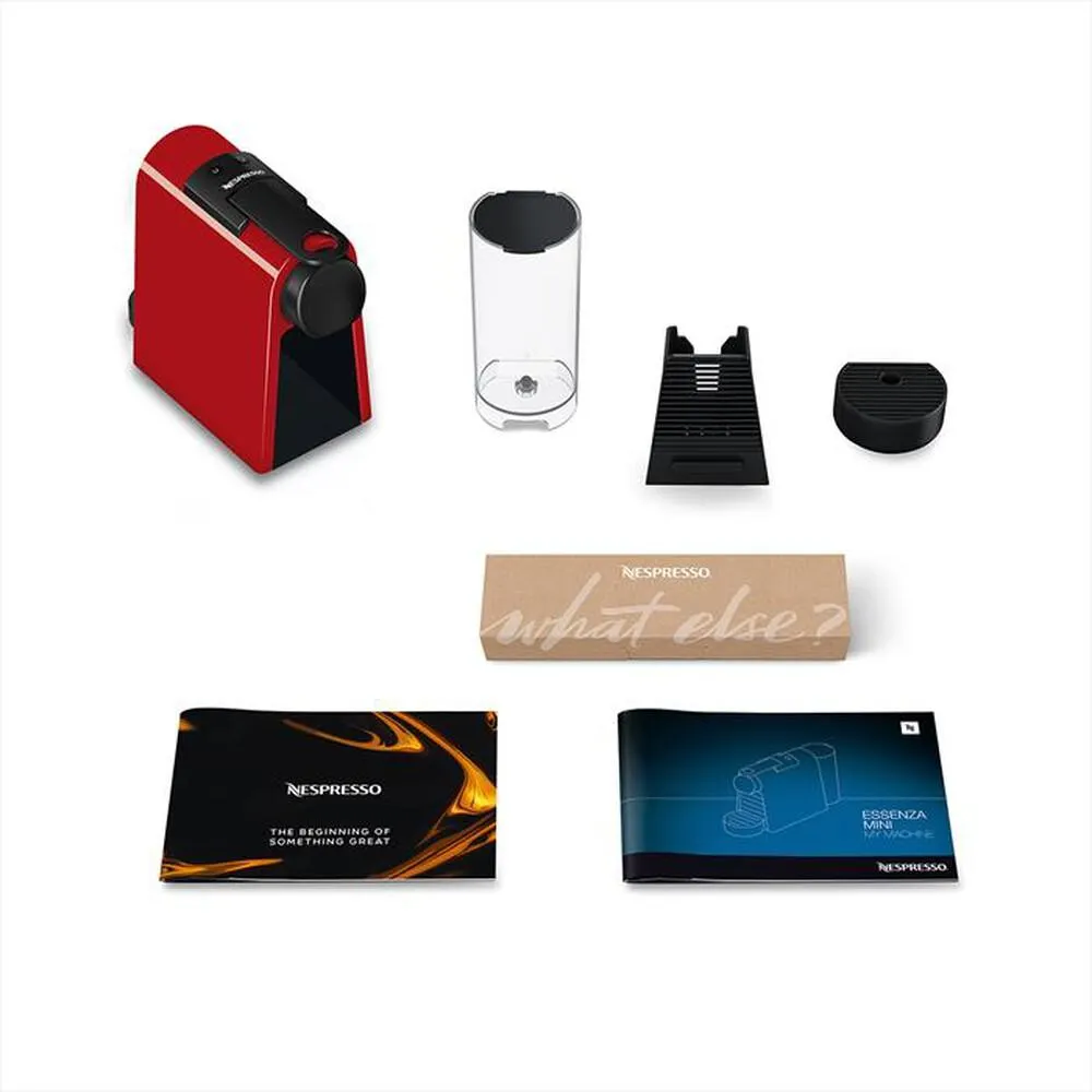 DE LONGHI - ESSENZA MINI NESPRESSO EN85.R MACCHINA PER CAFFÈ-Rosso