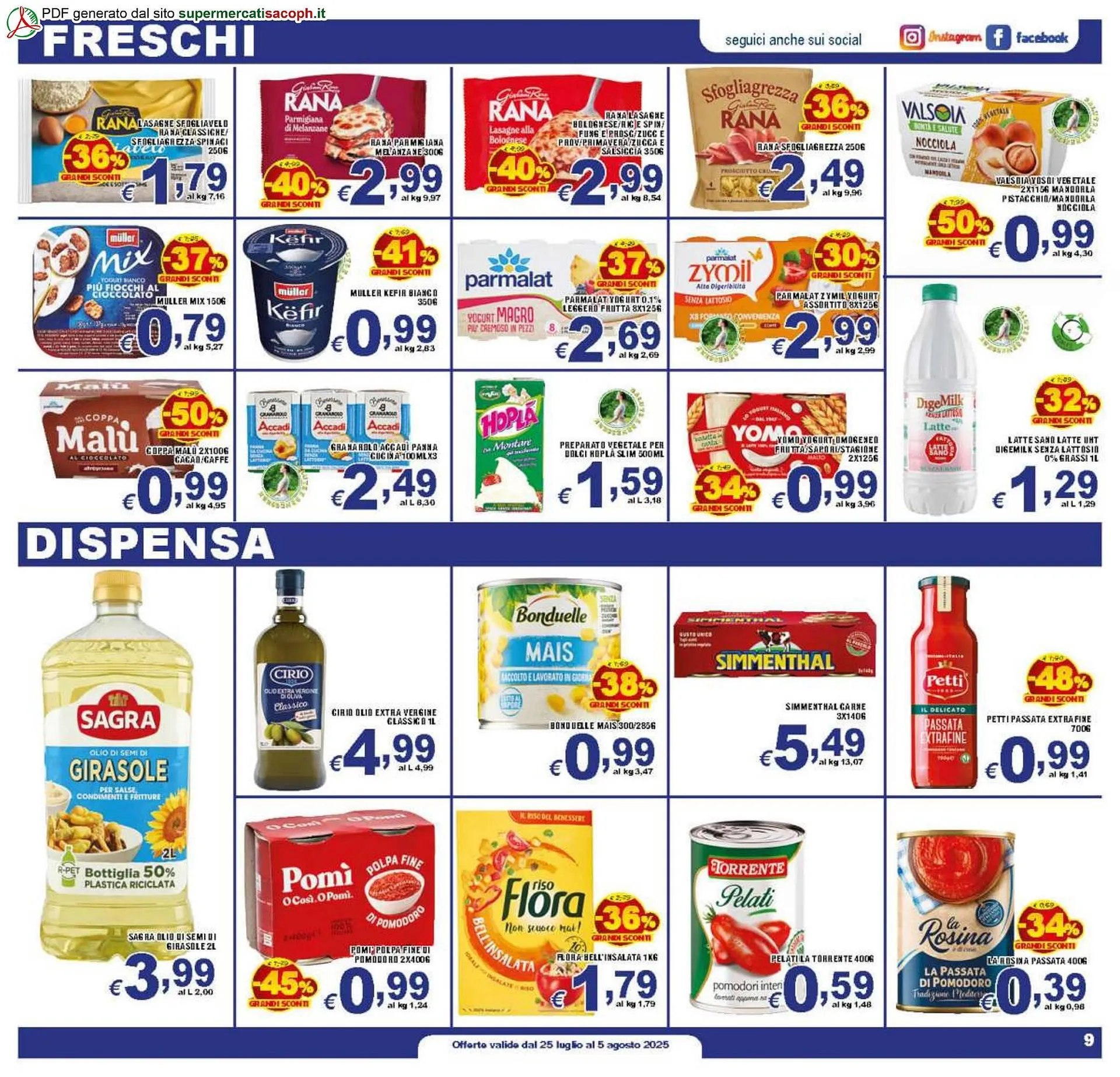 Volantino Sacoph da 25 luglio a 5 agosto di 2025 - Pagina del volantino 9