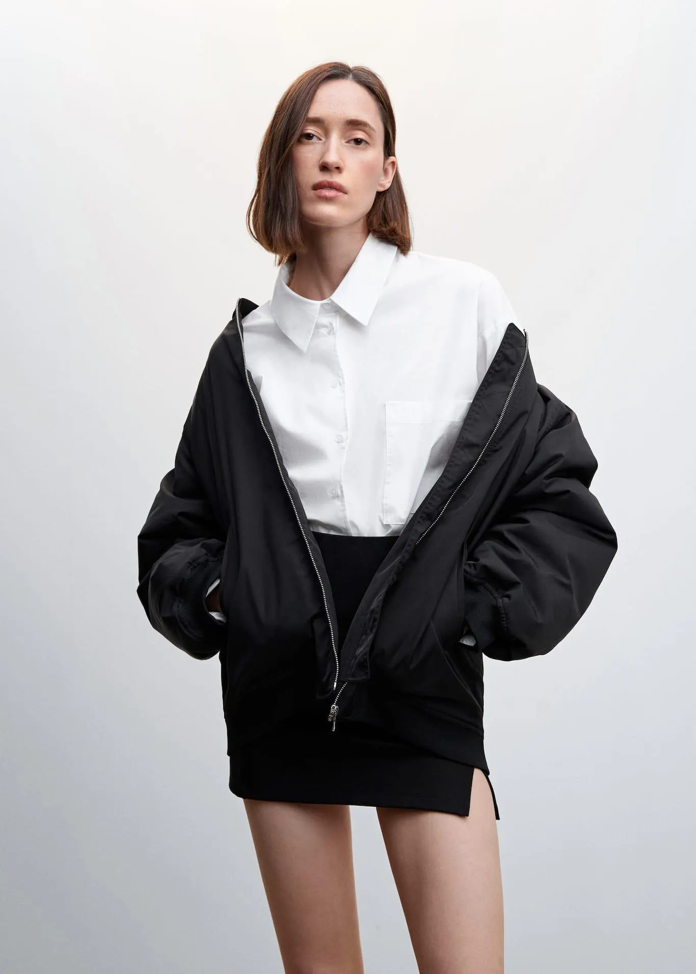 Gonna spacco bordo inferiore