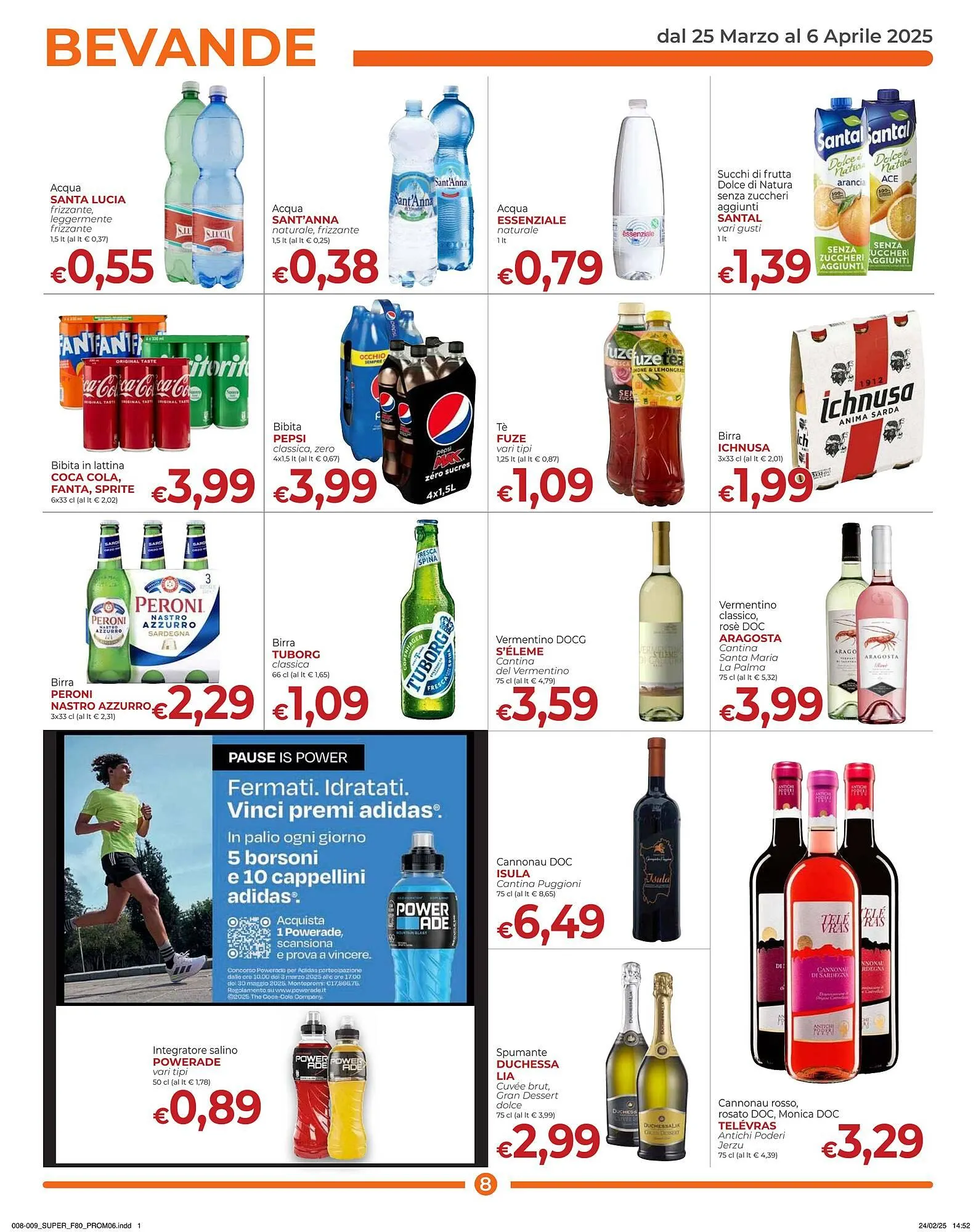 Volantino Supermercati Nonna Isa da 25 marzo a 6 aprile di 2025 - Pagina del volantino 8
