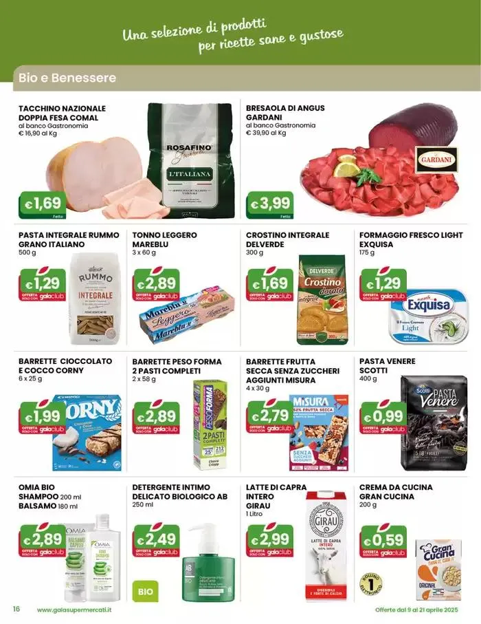 Buona Pasqua da 9 aprile a 21 aprile di 2025 - Pagina del volantino 16