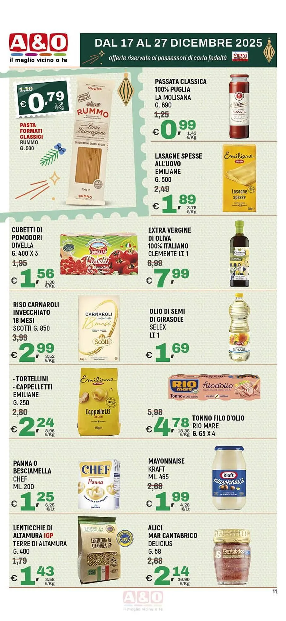 Volantino A&O da 18 dicembre a 27 dicembre di 2025 - Pagina del volantino 11