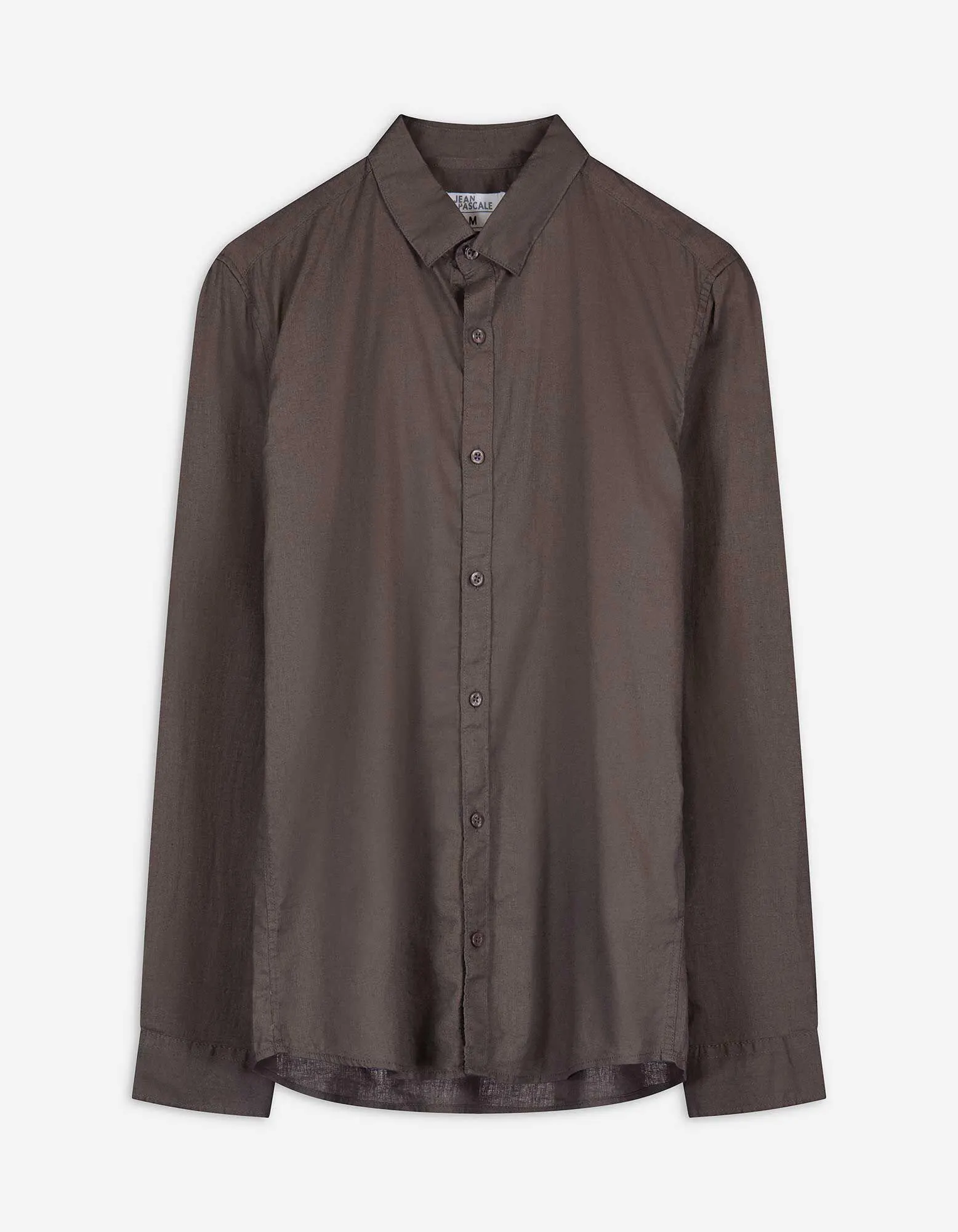 Camicia - Tinta unita - marrone