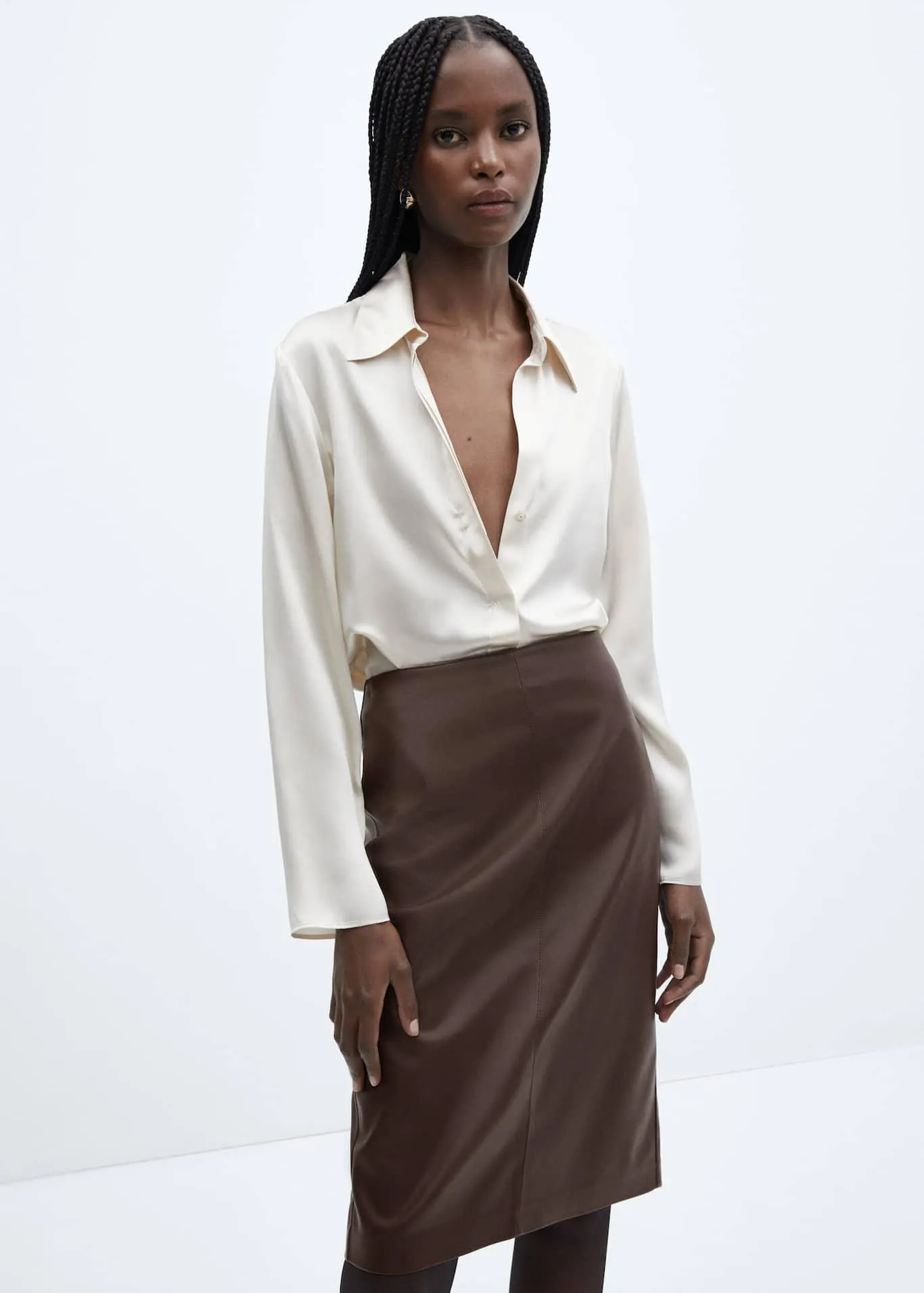 Gonna matita similpelle