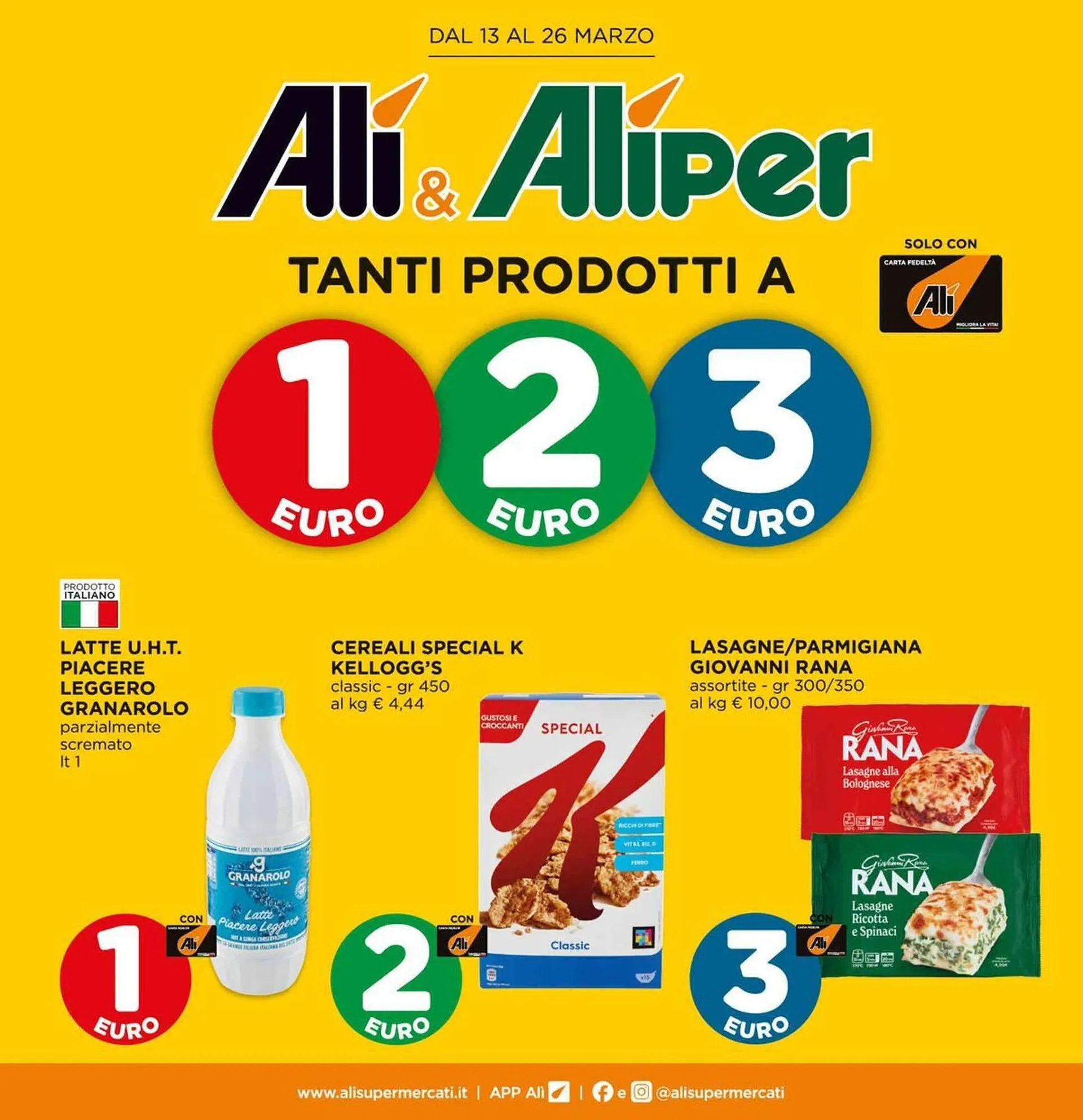 Volantino Alì Supermercati da 13 marzo a 26 aprile di 2025 - Pagina del volantino 1