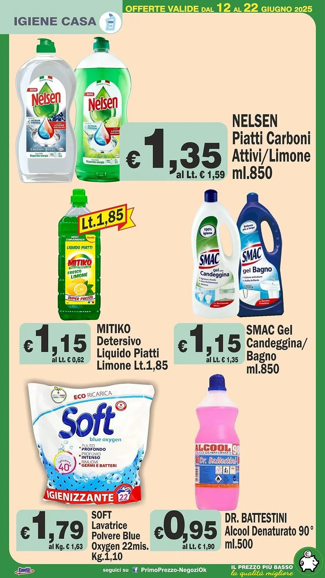Volantino Primo Prezzo da 12 giugno a 22 giugno di 2025 - Pagina del volantino 17