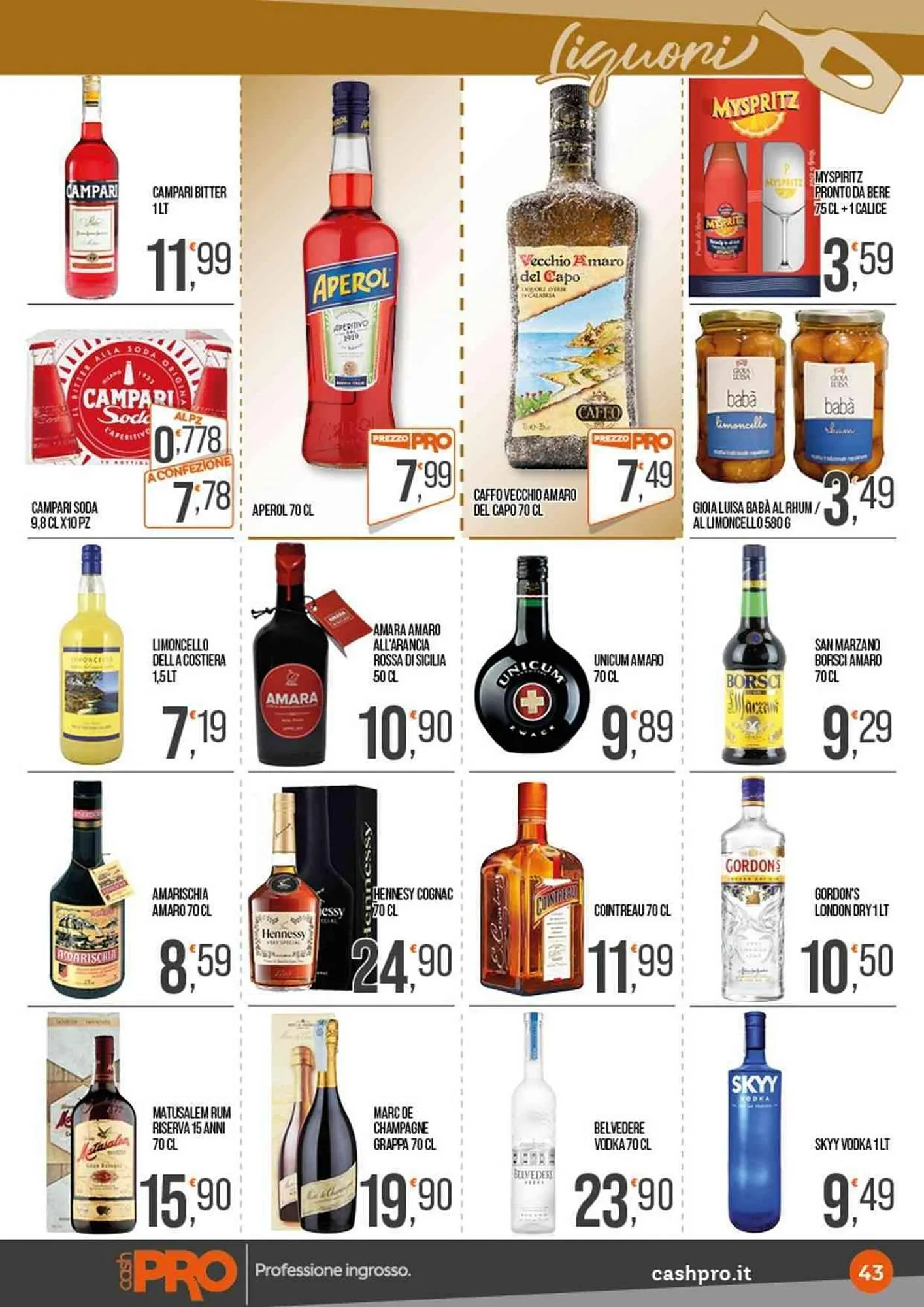 Volantino Cash pro da 26 maggio a 8 giugno di 2025 - Pagina del volantino 43