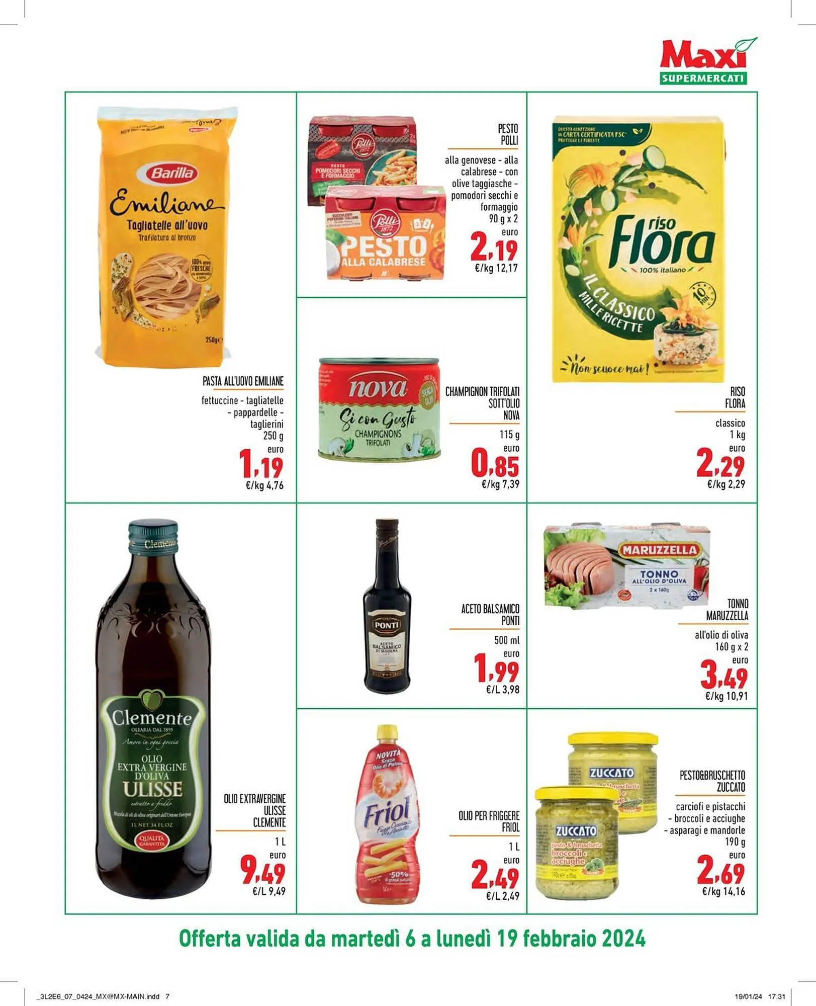 Volantino Maxi Supermercati da 6 febbraio a 19 febbraio di 2024 - Pagina del volantino 7