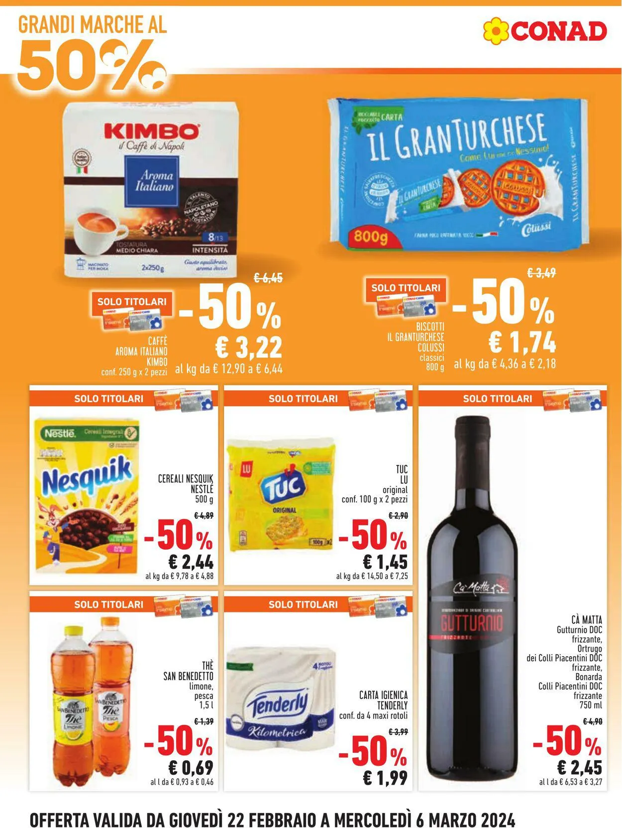 Conad - City - Torino Volantino attuale da 22 febbraio a 6 marzo di 2024 - Pagina del volantino 4
