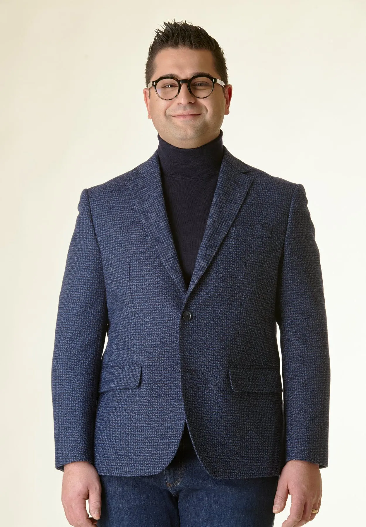 Giacca blu piedpul CONFORT CORTA