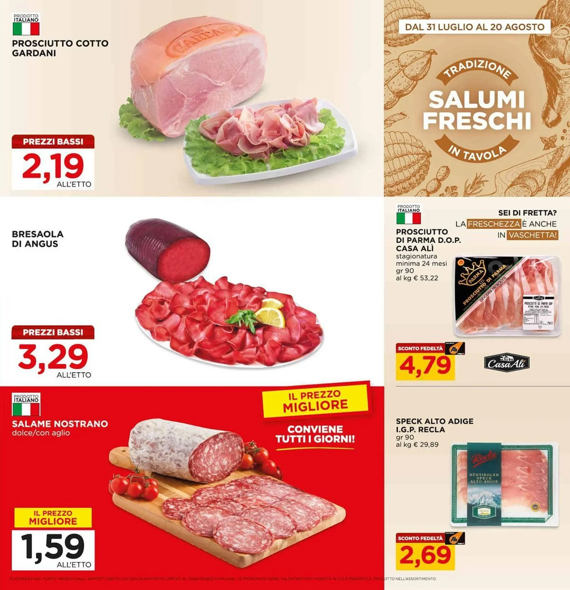 Volantino Alì Supermercati da 31 luglio a 20 agosto di 2025 - Pagina del volantino 11