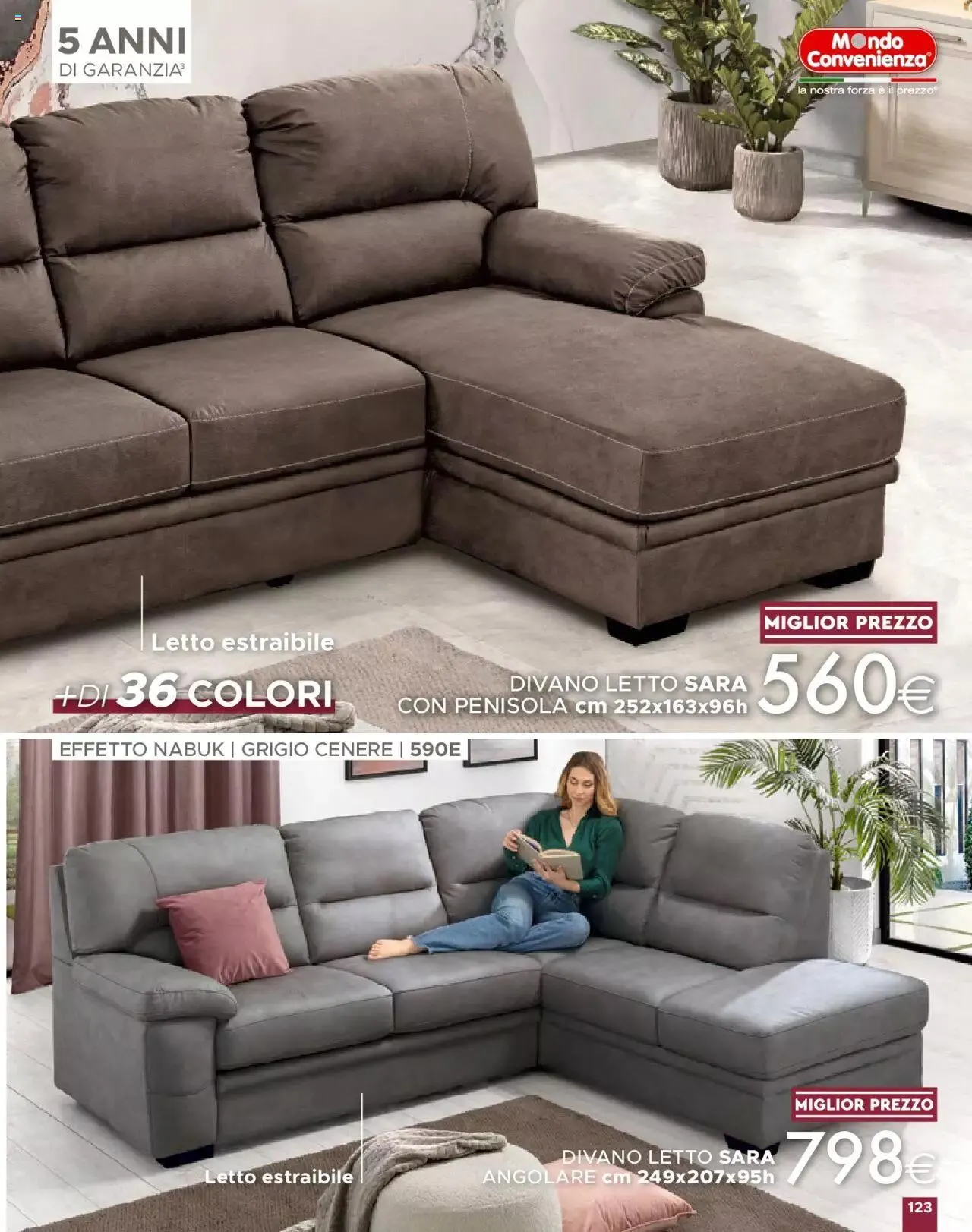 Volantino Mondo Convenienza da 1 ottobre a 31 dicembre di 2023 - Pagina del volantino 125