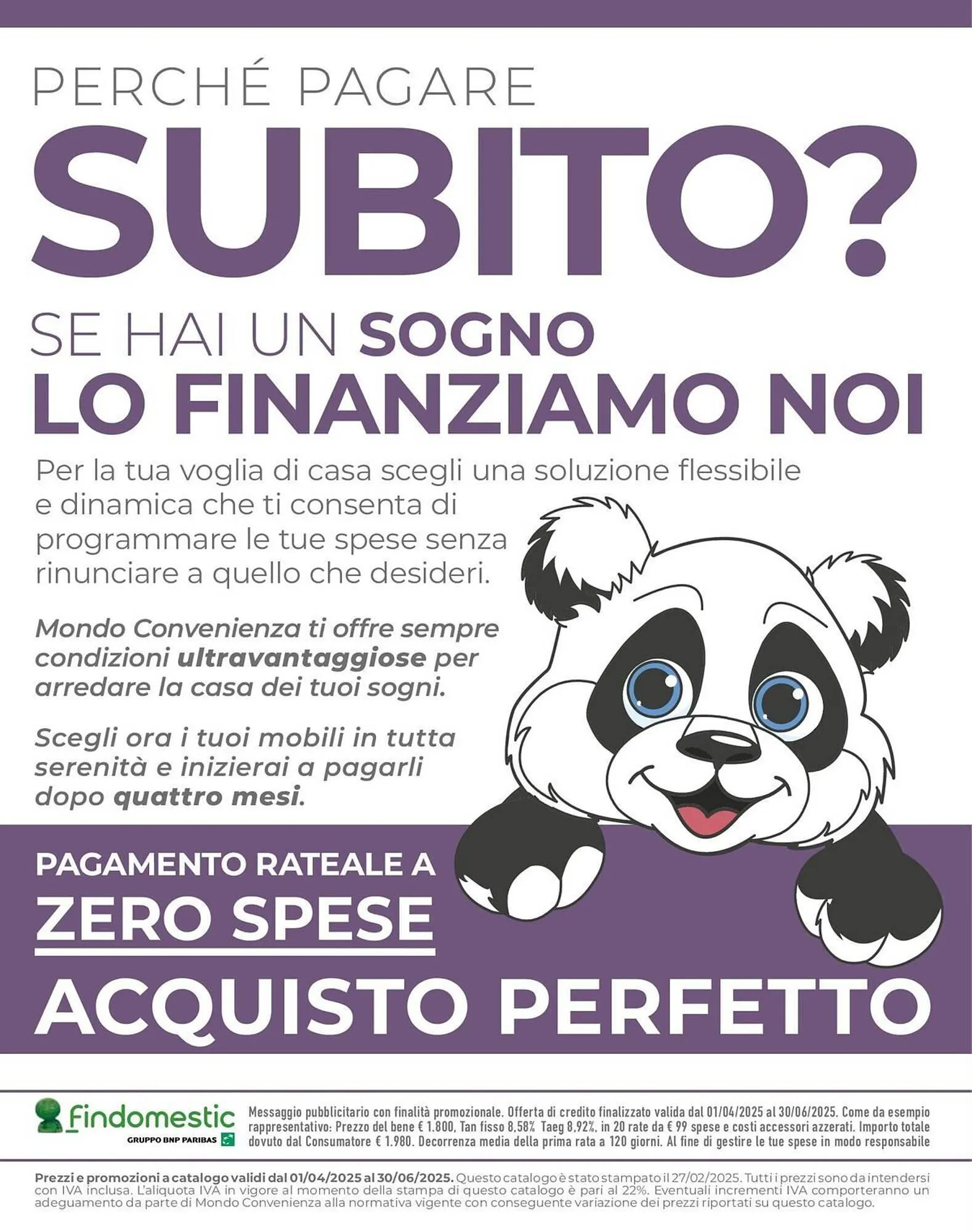 Volantino Mondo Convenienza da 1 aprile a 30 giugno di 2025 - Pagina del volantino 2