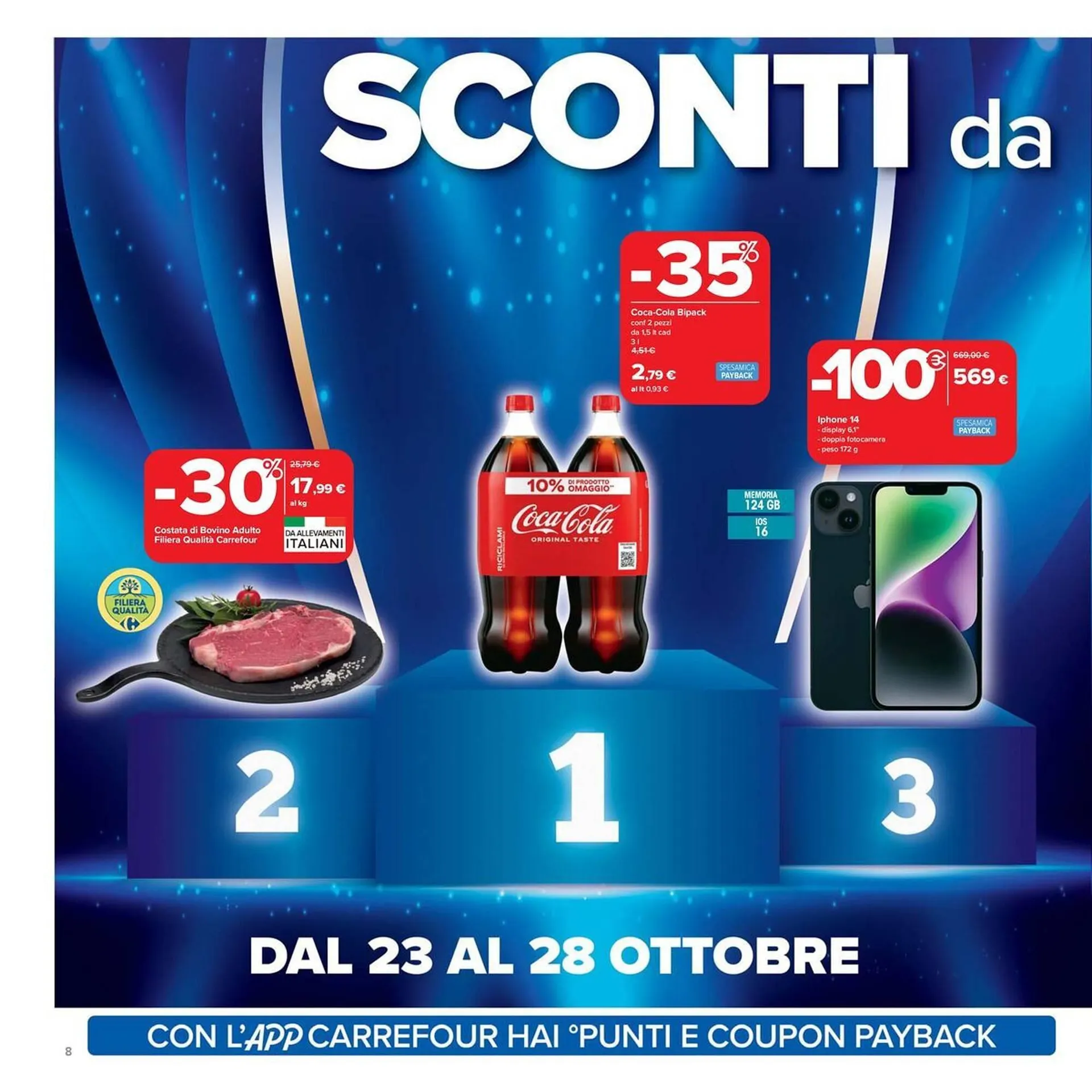 Volantino Carrefour Iper da 23 ottobre a 6 novembre di 2025 - Pagina del volantino 8