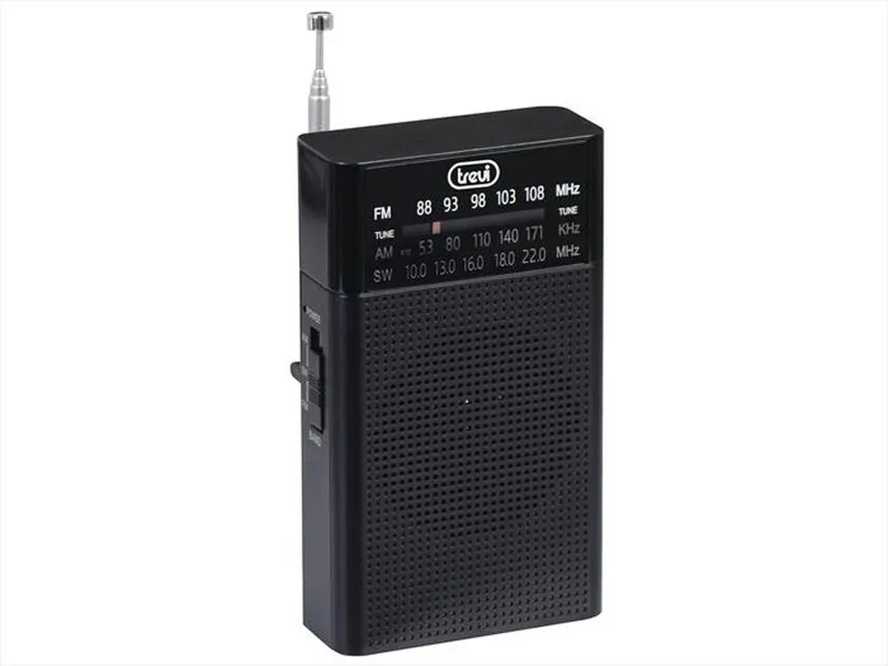 TREVI - RA 7F15 MINI RADIO AM/FM PORTATILE-Nero