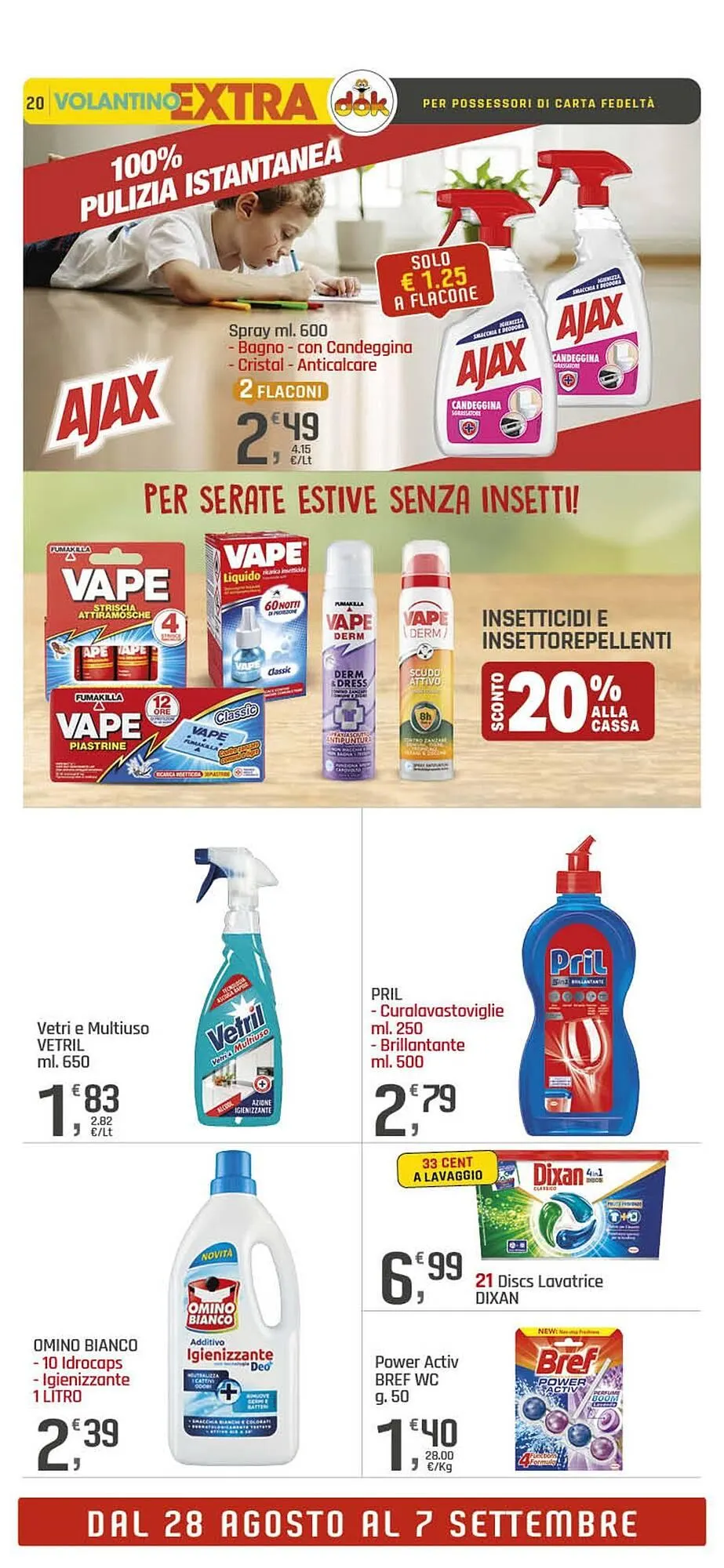 Volantino Supermercati Dok da 28 agosto a 7 settembre di 2025 - Pagina del volantino 20