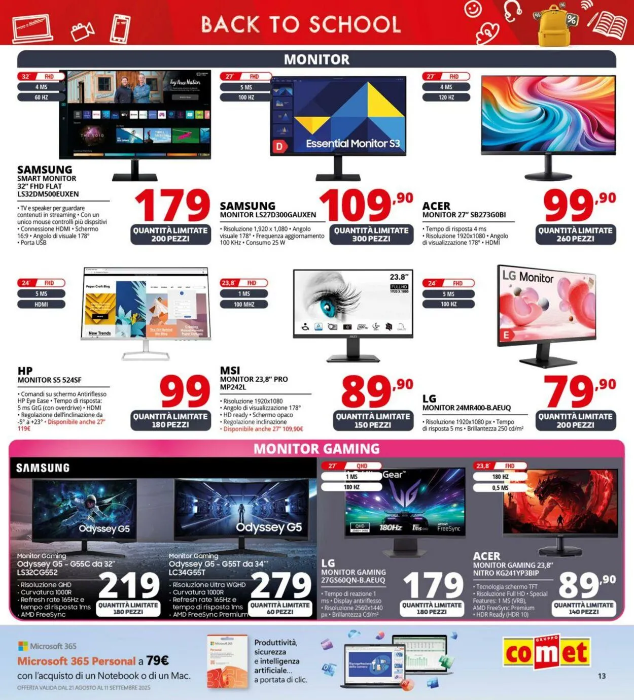 Comet Volantino attuale da 22 agosto a 11 settembre di 2025 - Pagina del volantino 13