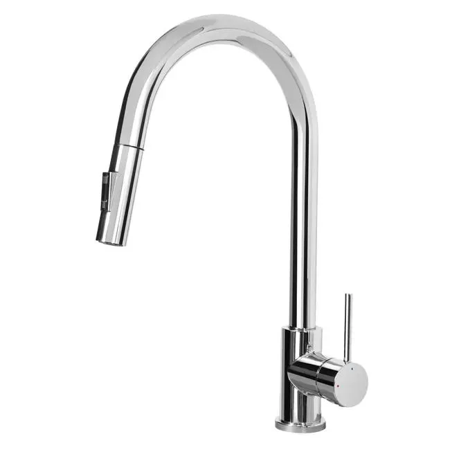 Rubinetto da cucina con doccetta BYLAS cromo lucido MARCO MAMMOLITI