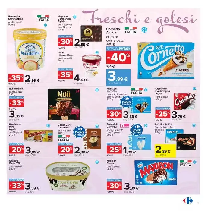 Sconti 30%40%50% da 25 marzo a 7 aprile di 2025 - Pagina del volantino 15