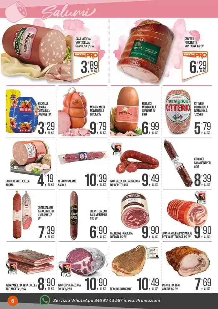 Scegli la qualita risparmia con noi! da 28 ottobre a 10 novembre di 2024 - Pagina del volantino 6