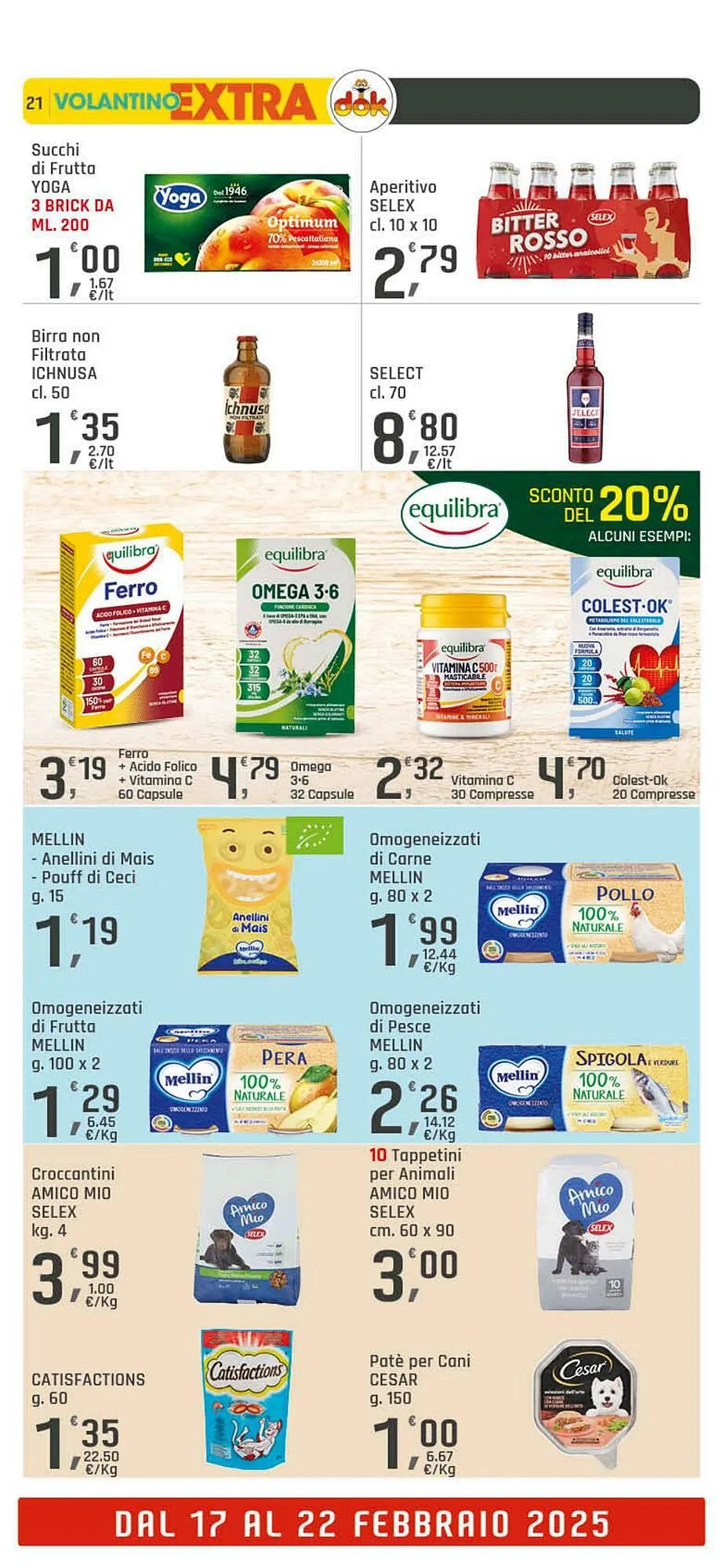 Volantino Supermercati Dok da 13 febbraio a 26 febbraio di 2025 - Pagina del volantino 21