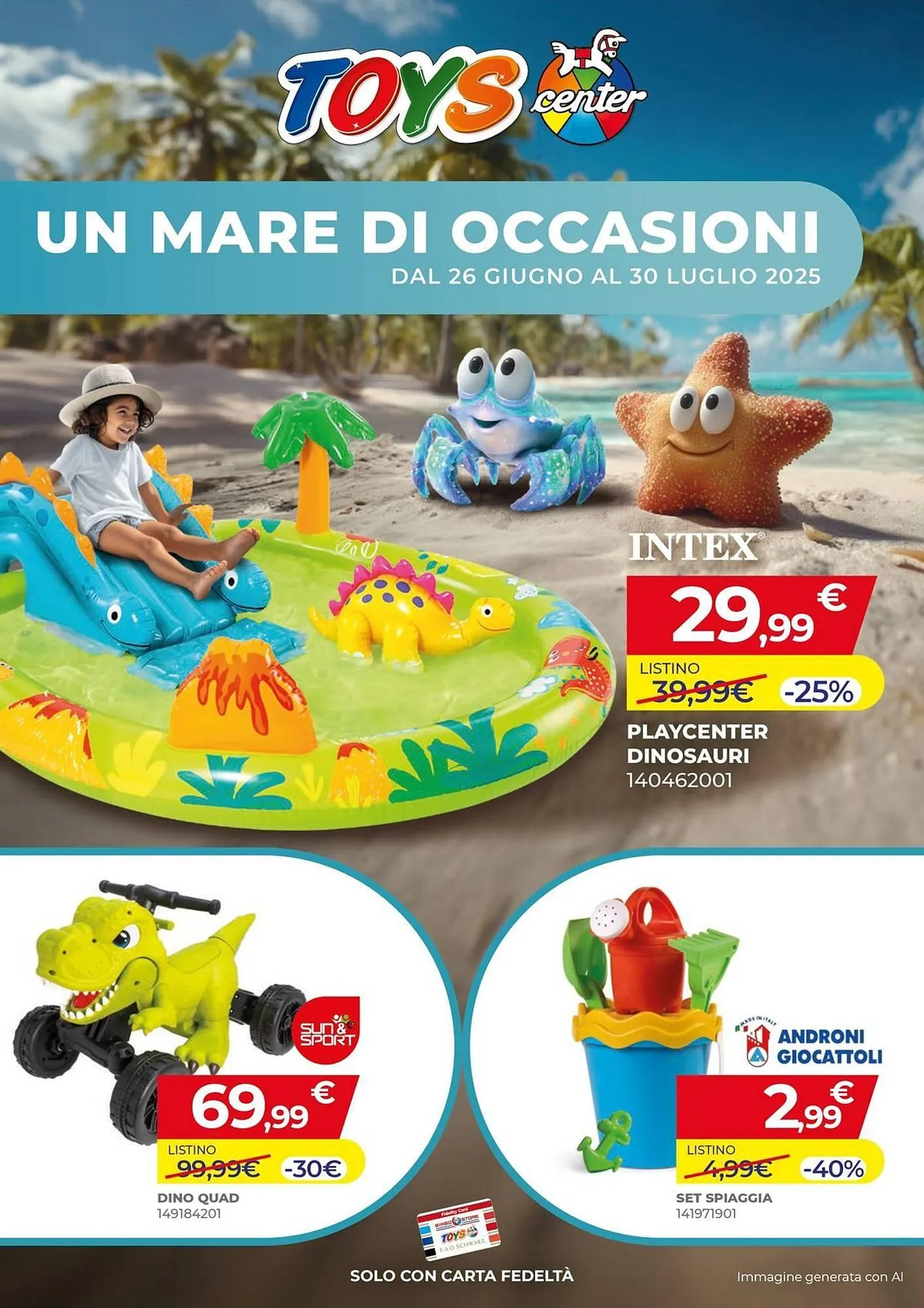 Volantino Toys Center da 26 giugno a 30 luglio di 2025 - Pagina del volantino 1