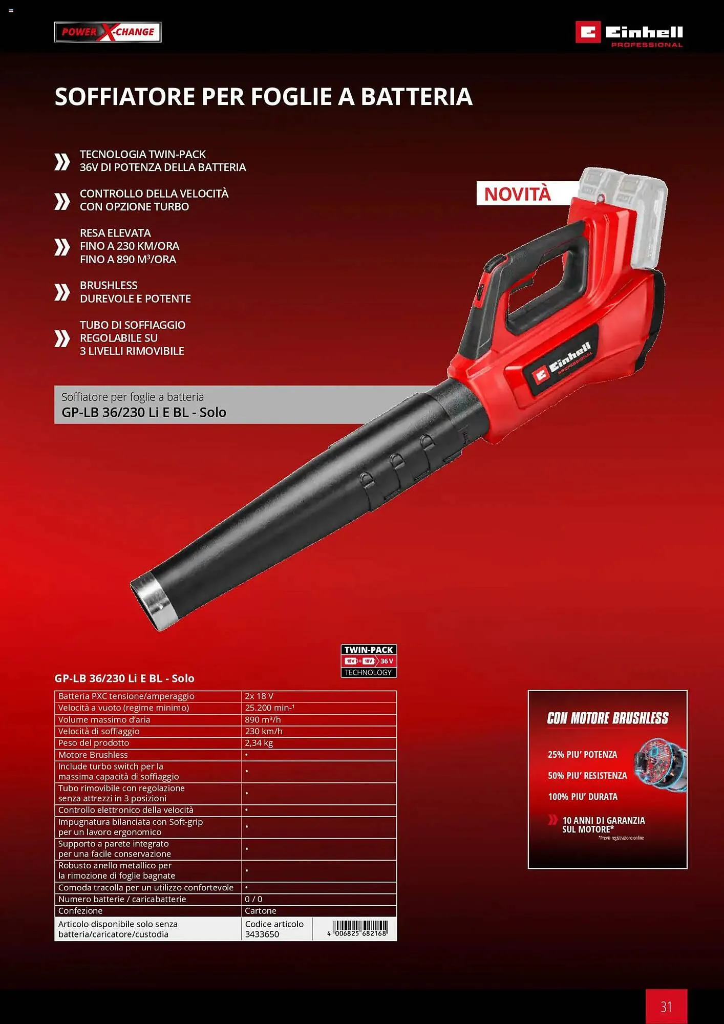 Volantino Einhell da 2 marzo a 30 settembre di 2026 - Pagina del volantino 33