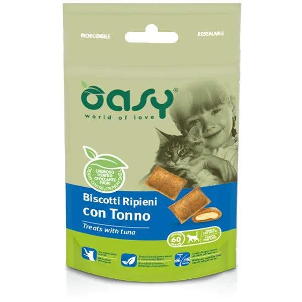 Oasy - Biscotti Ripieni con Tonno