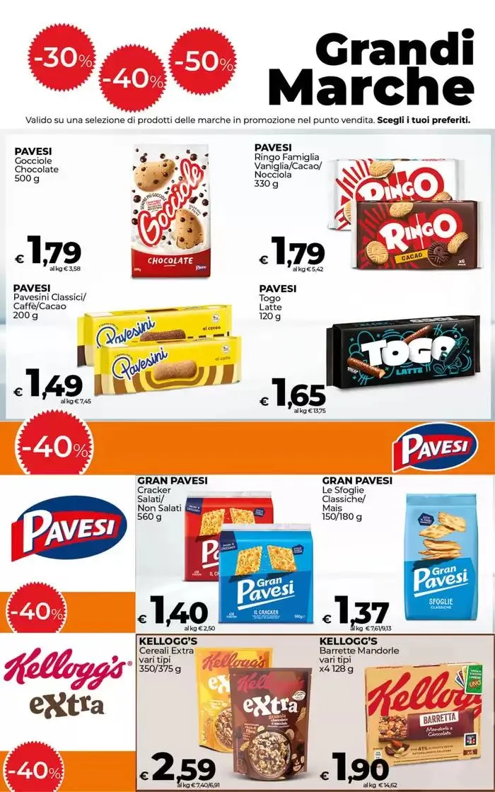 - 30% 40% 50% sulle Grandi Marche da 6 maggio a 19 maggio di 2025 - Pagina del volantino 8