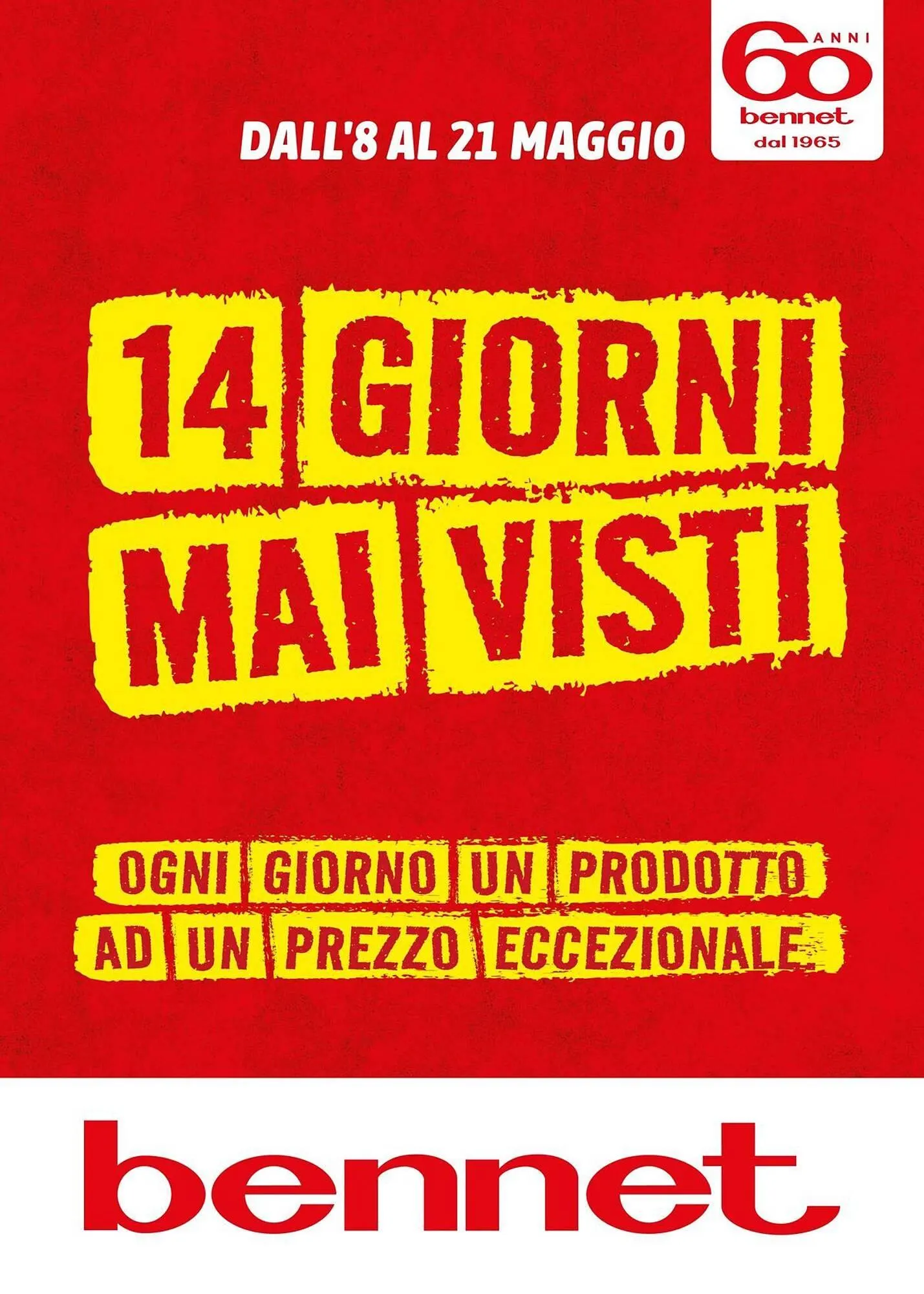 Volantino Bennet da 8 maggio a 21 maggio di 2025 - Pagina del volantino 1