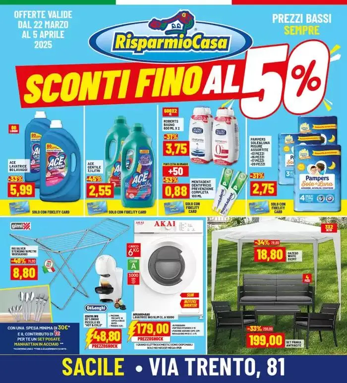 Sconti fino al 50% da 22 marzo a 5 aprile di 2025 - Pagina del volantino 1