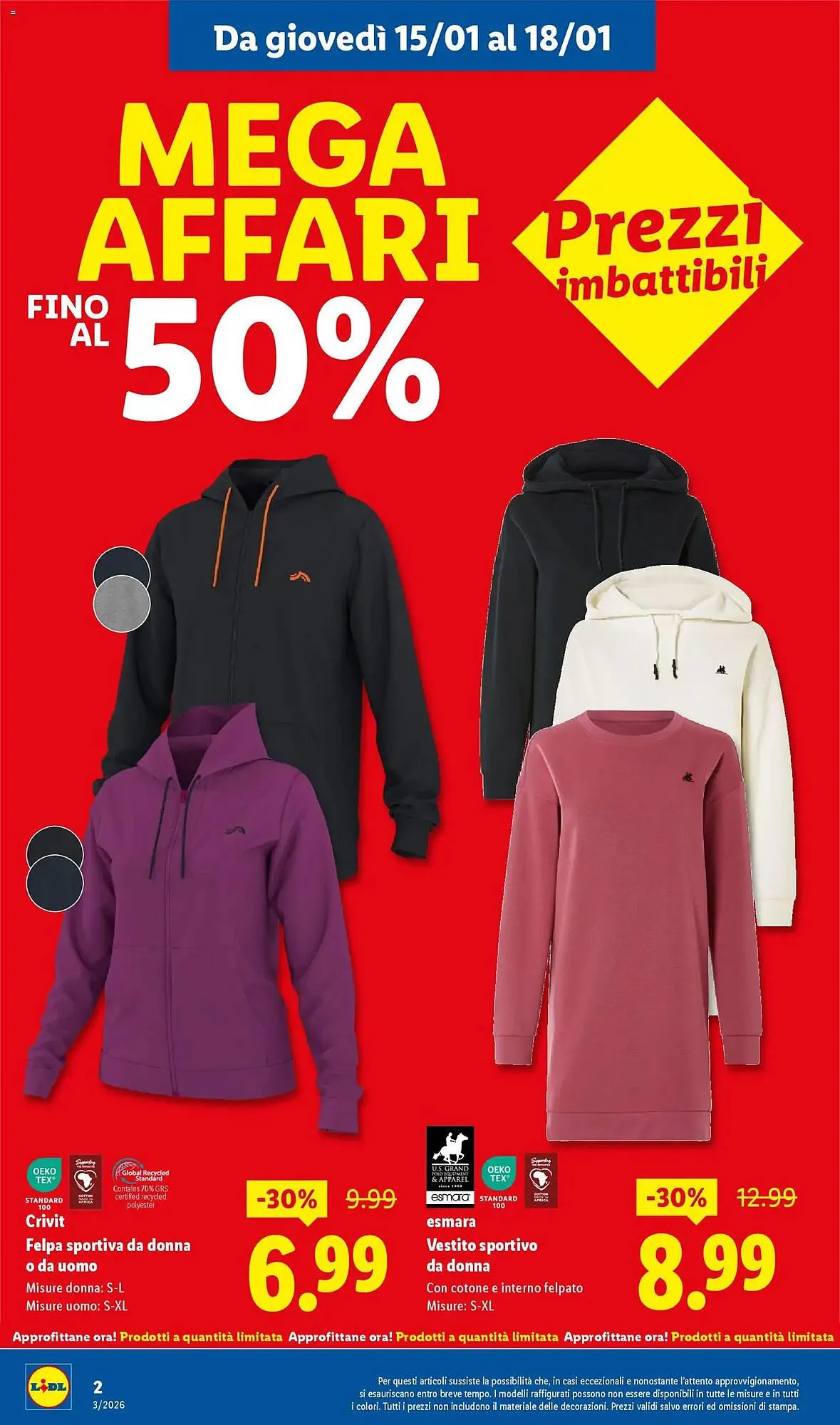Volantino Lidl da 15 gennaio a 18 gennaio di 2026 - Pagina del volantino 2