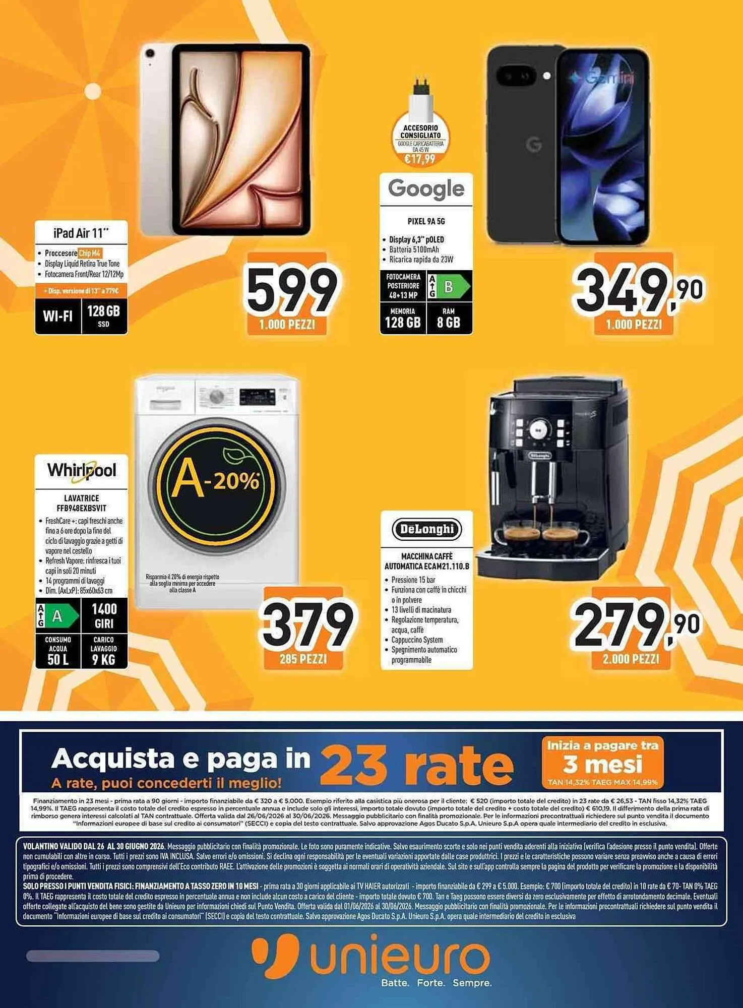 Volantino Unieuro da 26 giugno a 30 giugno di 2026 - Pagina del volantino 29