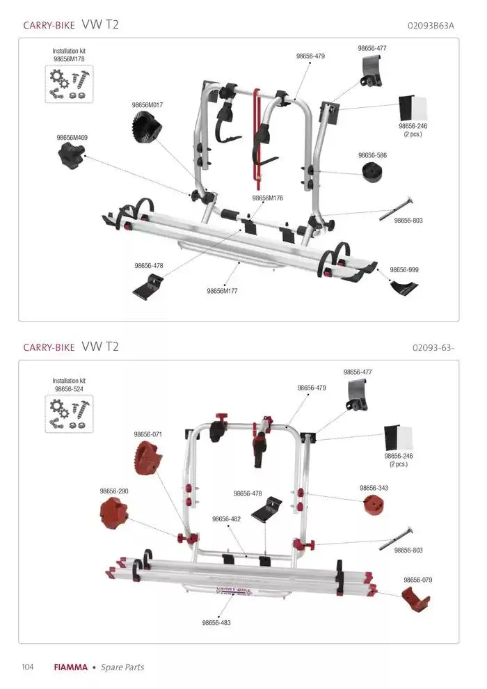 Spare parts catalogo 2025 da 14 gennaio a 31 dicembre di 2025 - Pagina del volantino 104