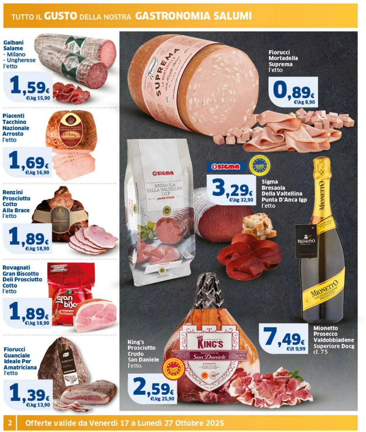 Sigma - Roma Volantino attuale da 16 ottobre a 27 ottobre di 2025 - Pagina del volantino 2