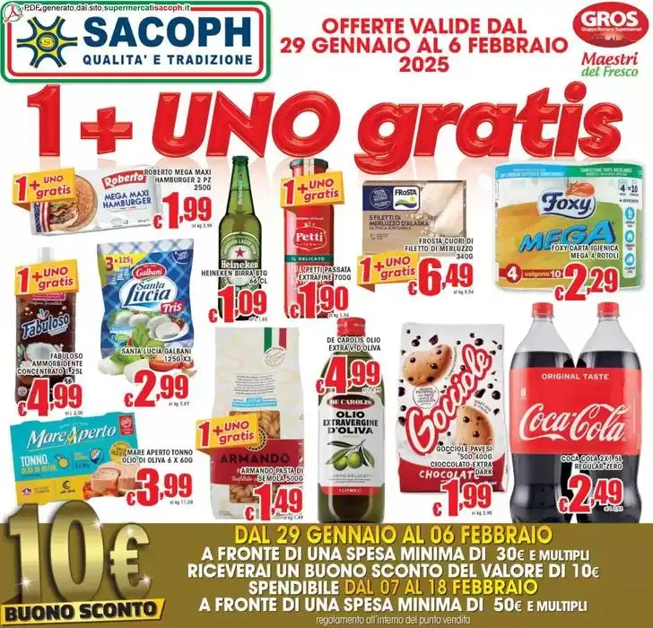 1+1 gratis da 29 gennaio a 6 febbraio di 2025 - Pagina del volantino 1