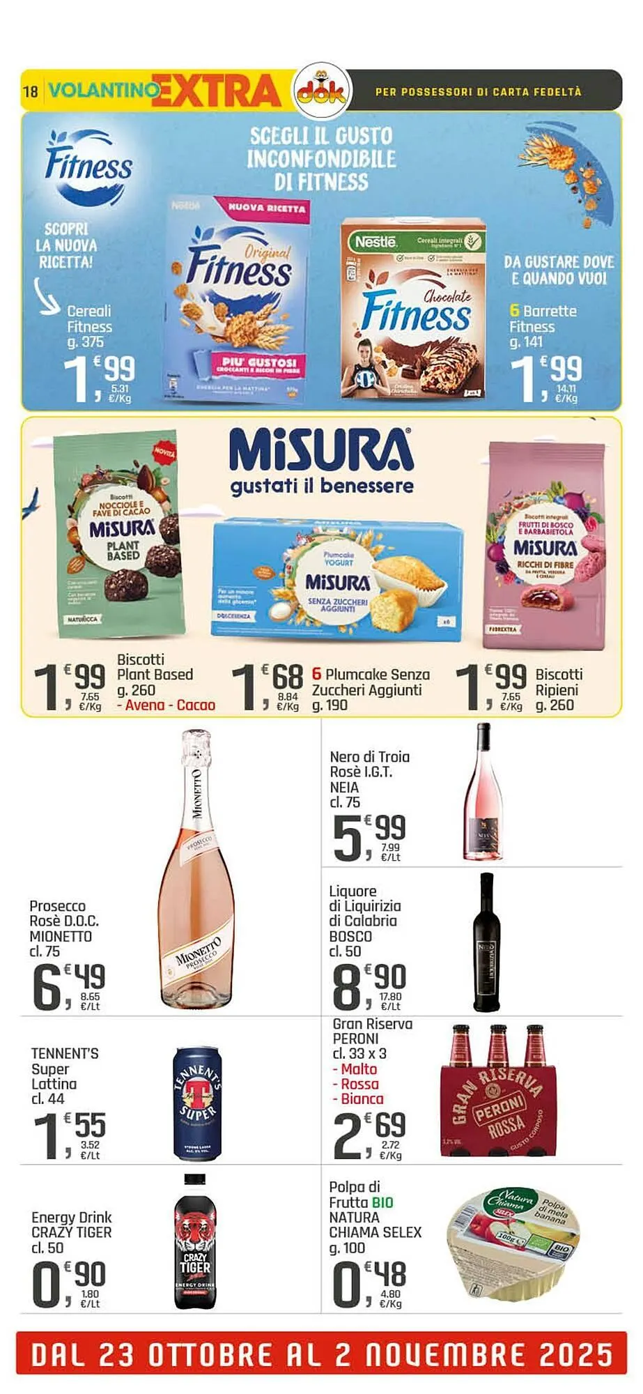 Volantino Supermercati Dok da 23 ottobre a 2 novembre di 2025 - Pagina del volantino 18