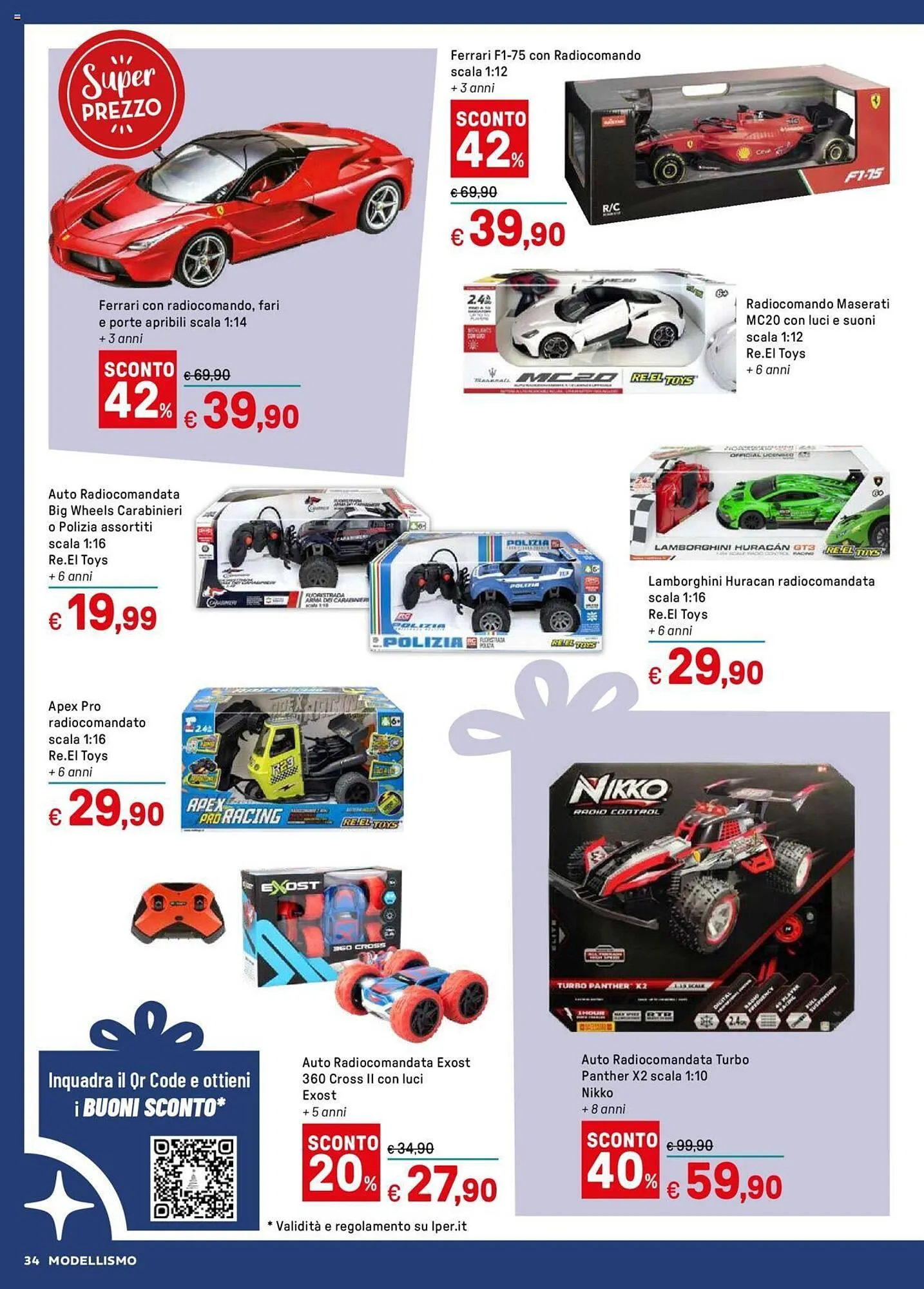 Volantino Iper La Grande da 4 novembre a 24 dicembre di 2024 - Pagina del volantino 34