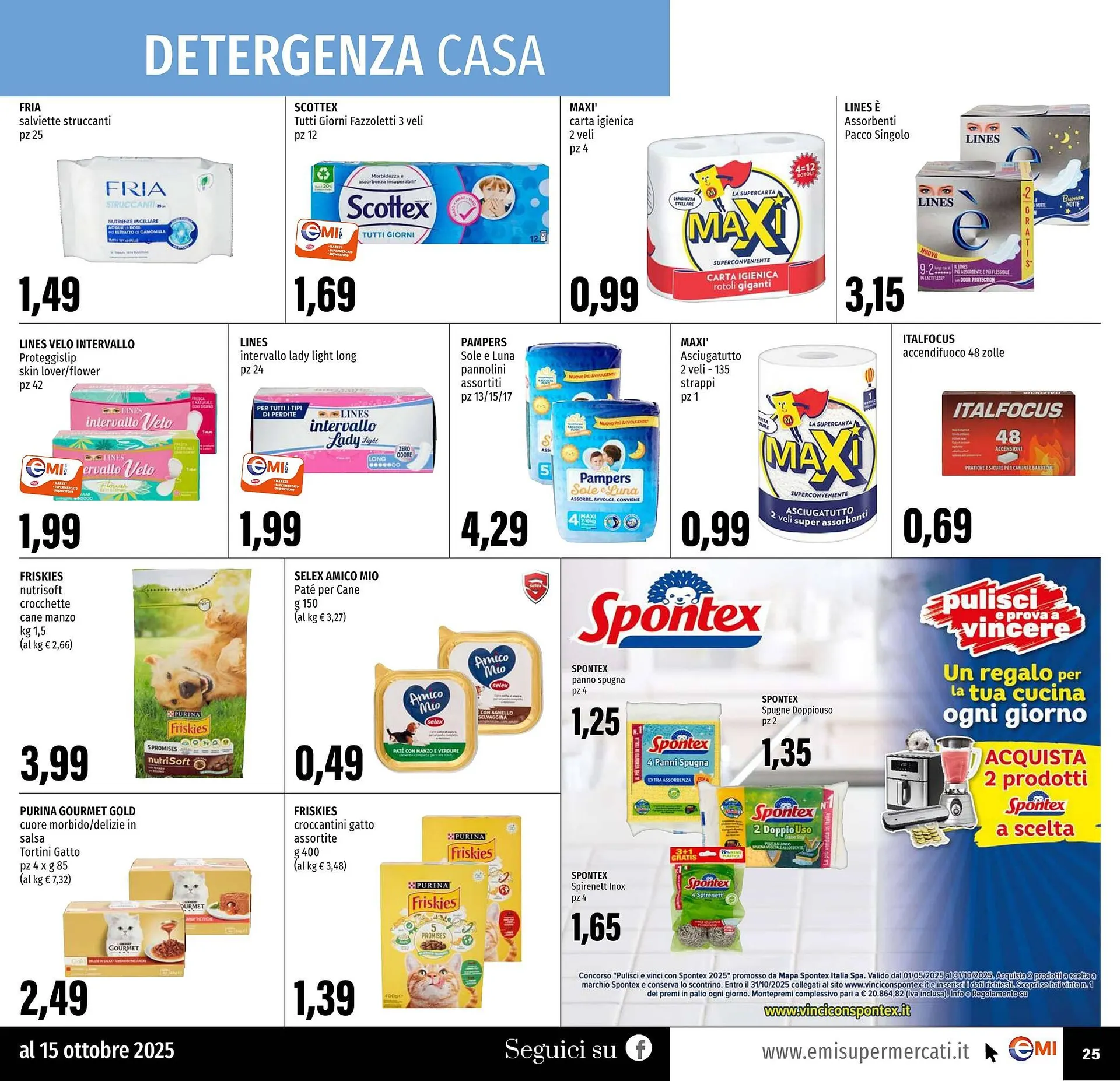 Volantino Emi Supermercati da 2 ottobre a 15 ottobre di 2025 - Pagina del volantino 25