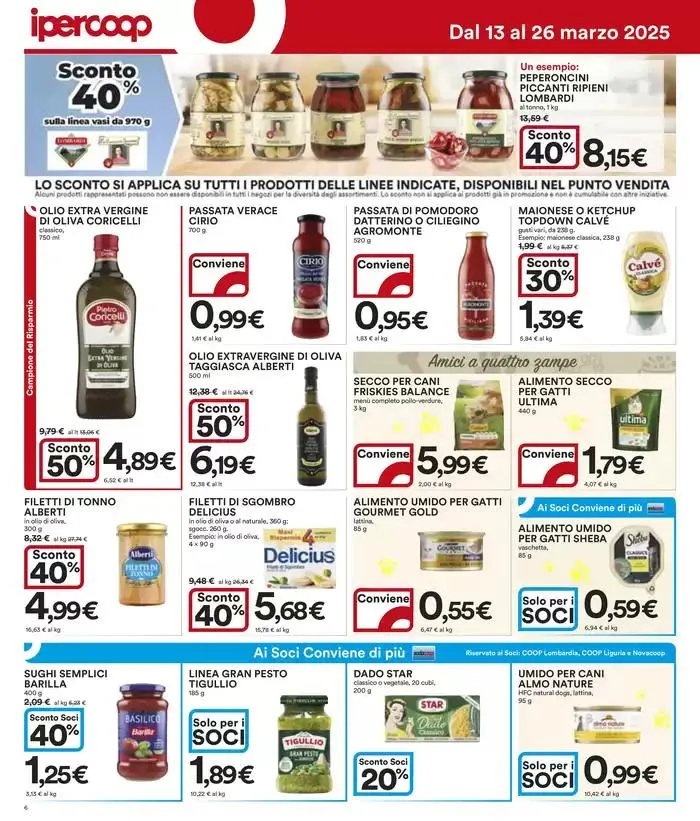 Sconti 30% - 40% - 50% da 13 marzo a 26 marzo di 2025 - Pagina del volantino 6