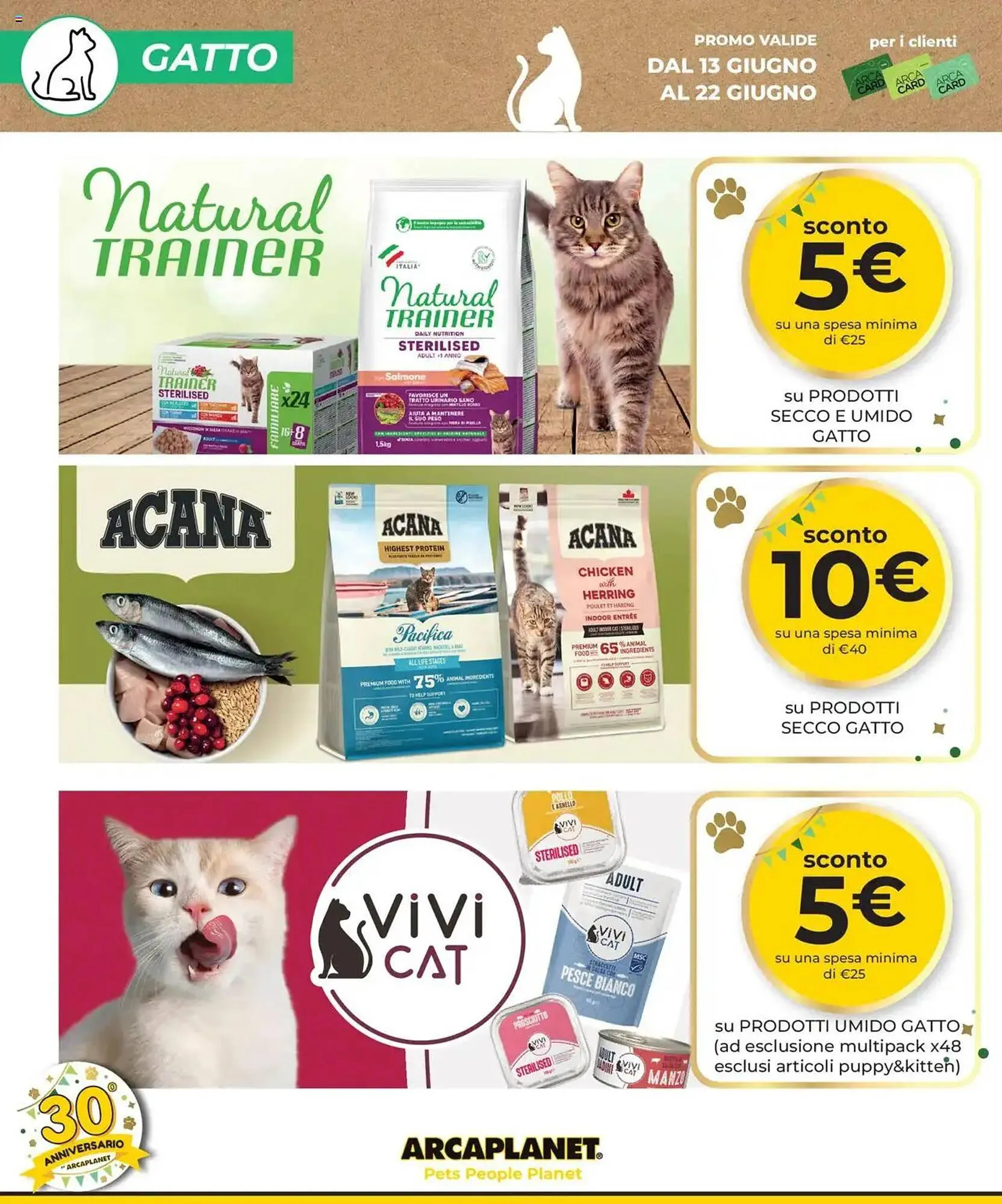 Volantino Arcaplanet da 13 giugno a 22 giugno di 2025 - Pagina del volantino 14