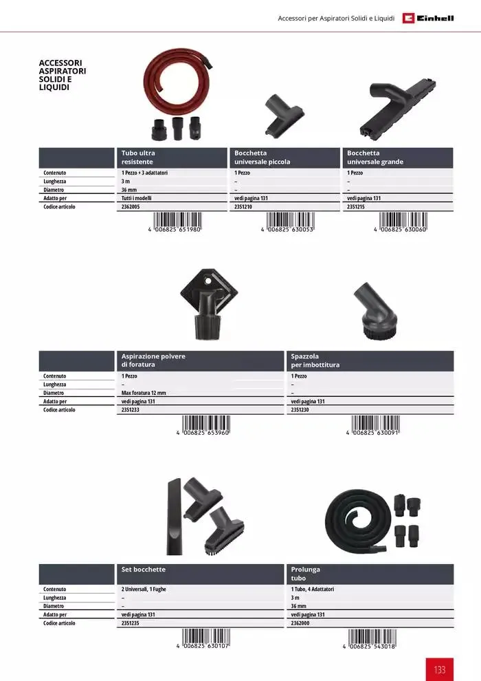 Elettroutensili 2025 da 11 febbraio a 31 dicembre di 2025 - Pagina del volantino 133