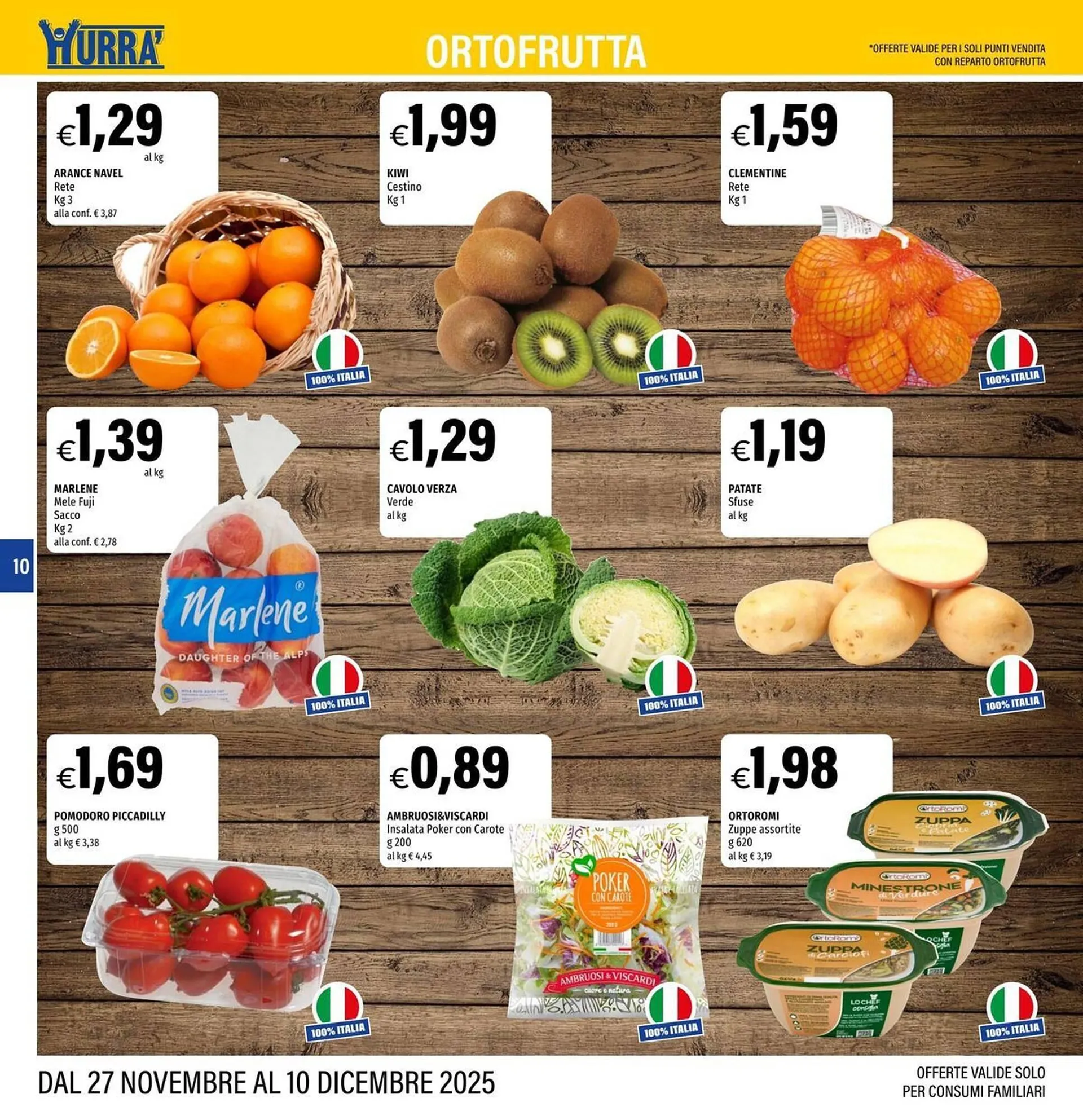 Volantino Hurrà da 27 novembre a 10 dicembre di 2025 - Pagina del volantino 10