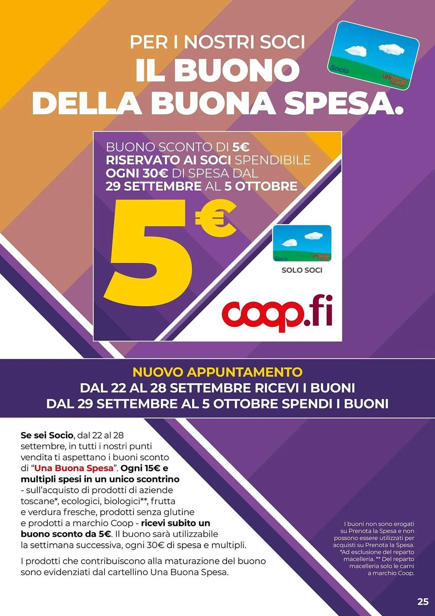 Volantino Unicoop da 2 ottobre a 15 ottobre di 2025 - Pagina del volantino 25