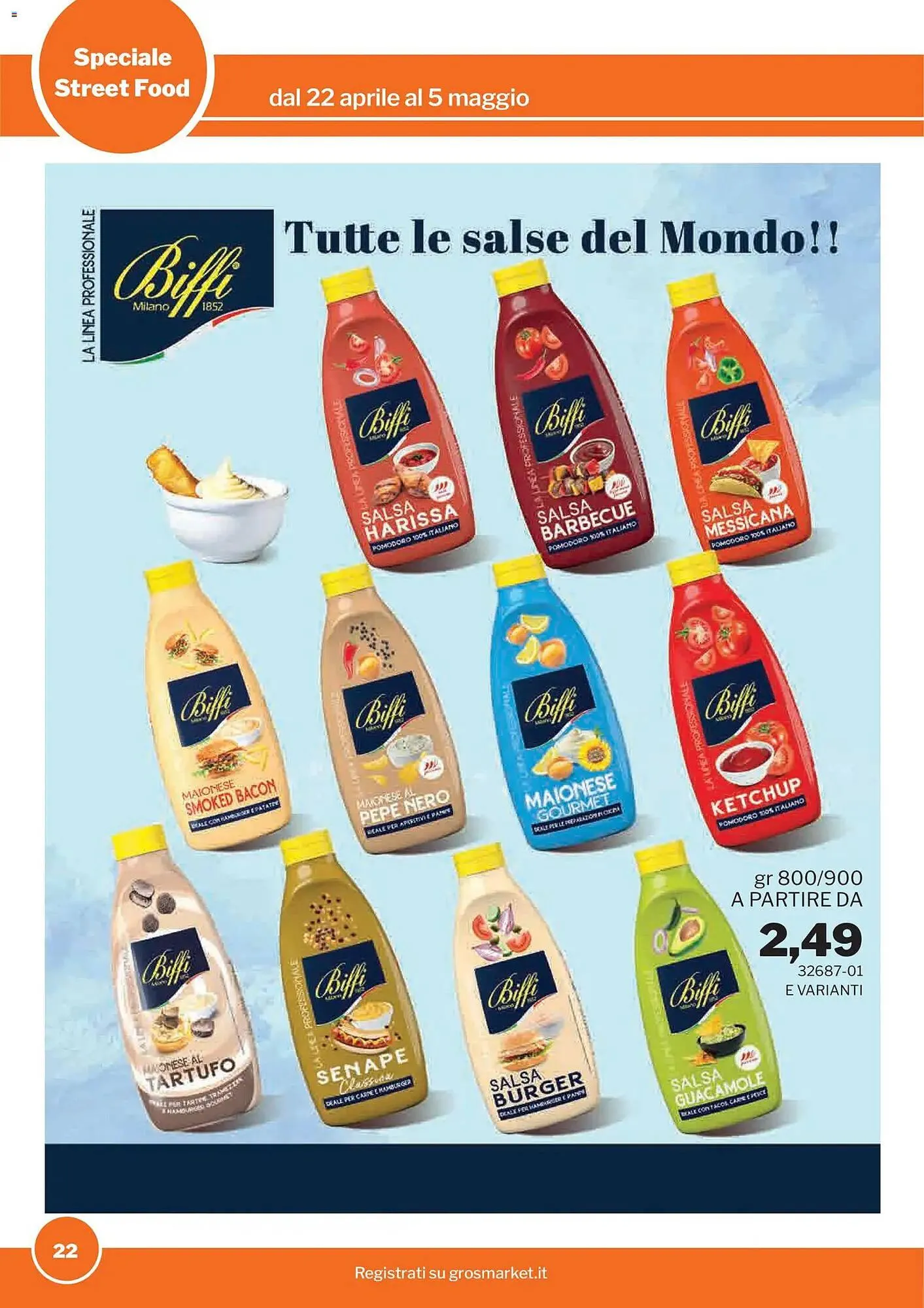 Volantino GrosMarket da 22 aprile a 5 maggio di 2026 - Pagina del volantino 22