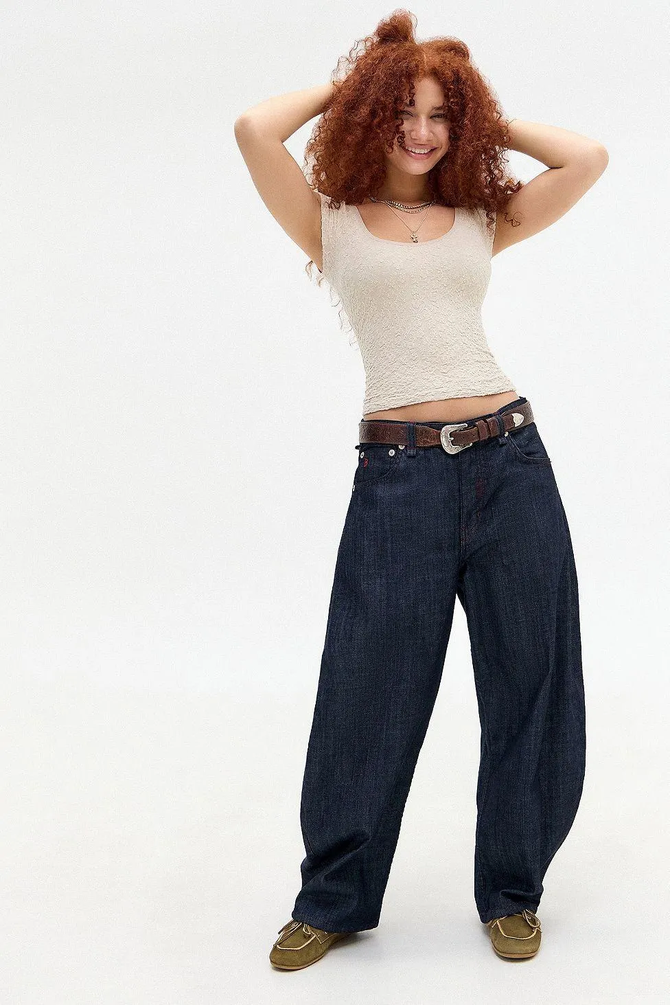 UO Lana Seamless Textured Top