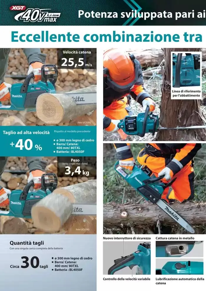 Motoseghe a batteria da 2 ottobre a 31 dicembre di 2024 - Pagina del volantino 2